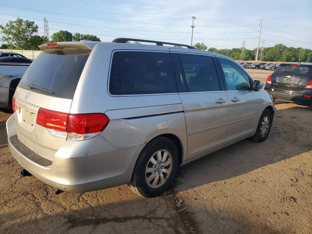 2009 Honda Odyssey Exl Silver vin: 5FNRL38659B032367
