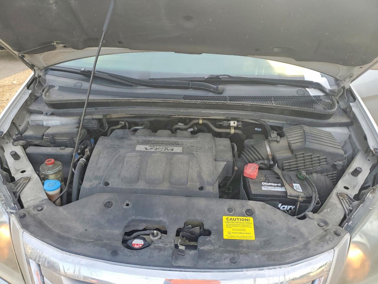 2009 Honda Odyssey Exl Silver vin: 5FNRL38659B032367