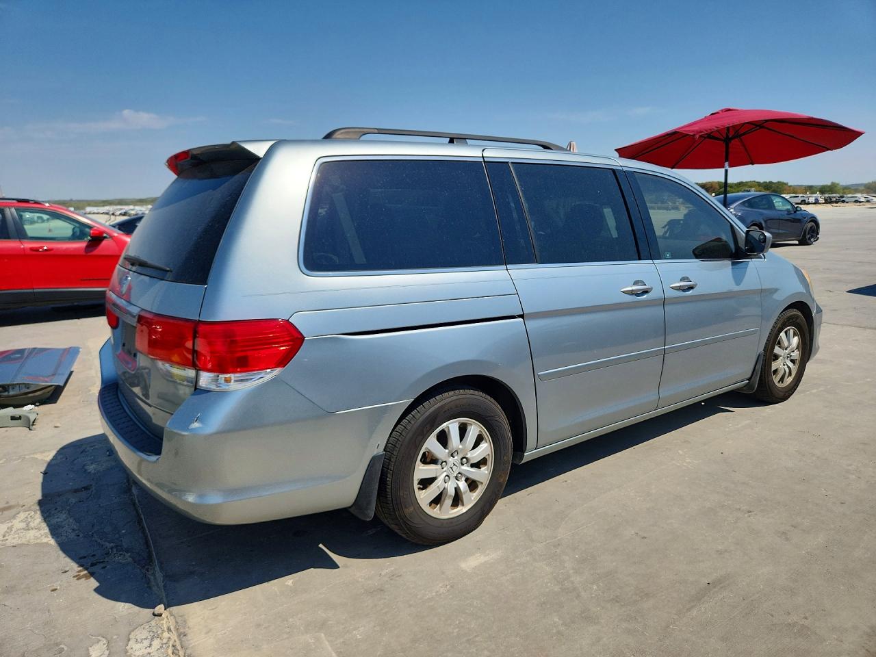 2009 Honda Odyssey Exl Silver vin: 5FNRL38659B047306