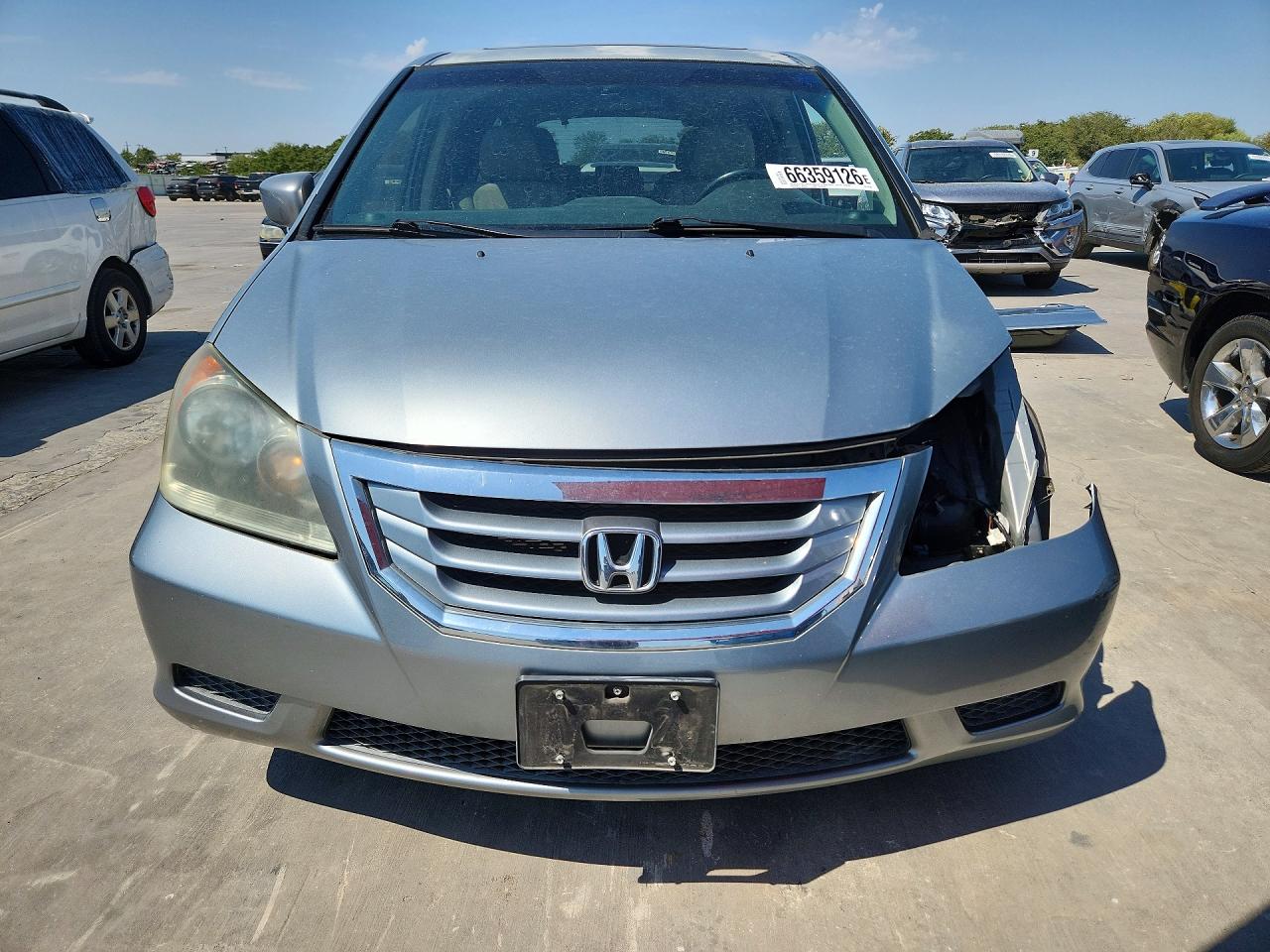 2009 Honda Odyssey Exl Silver vin: 5FNRL38659B047306