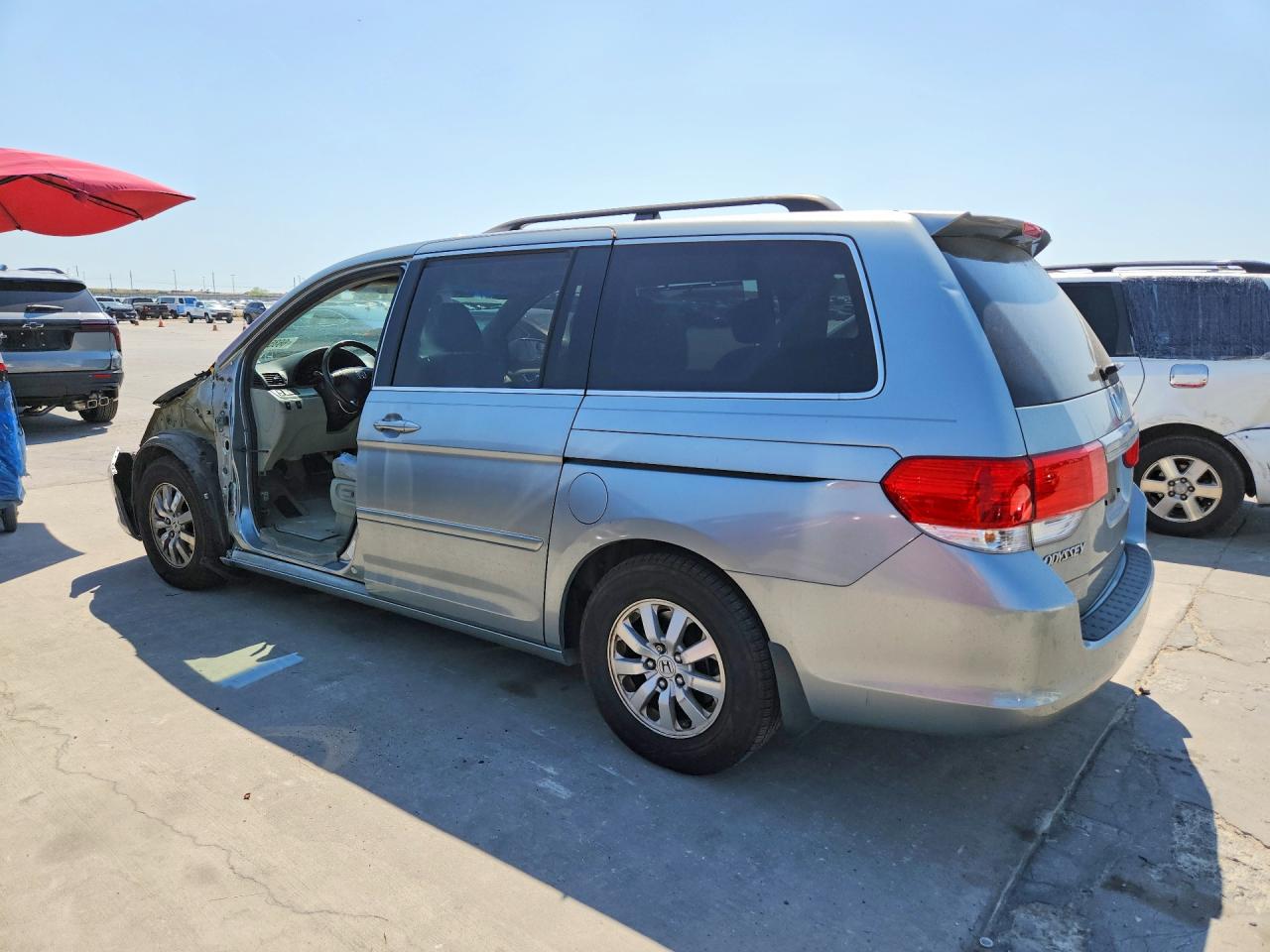 2009 Honda Odyssey Exl Silver vin: 5FNRL38659B047306