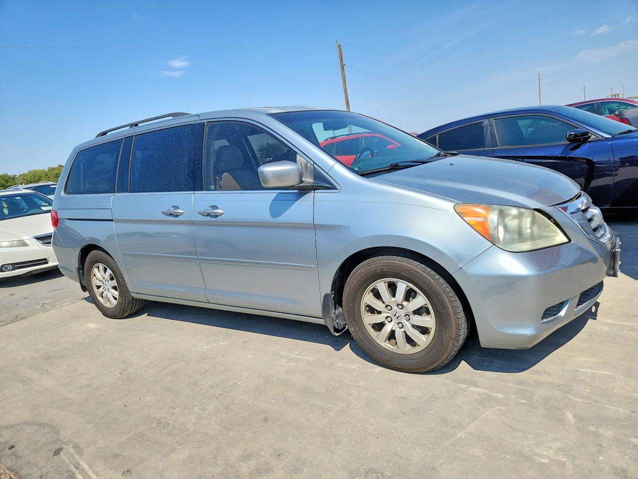2009 Honda Odyssey Exl Silver vin: 5FNRL38659B047306