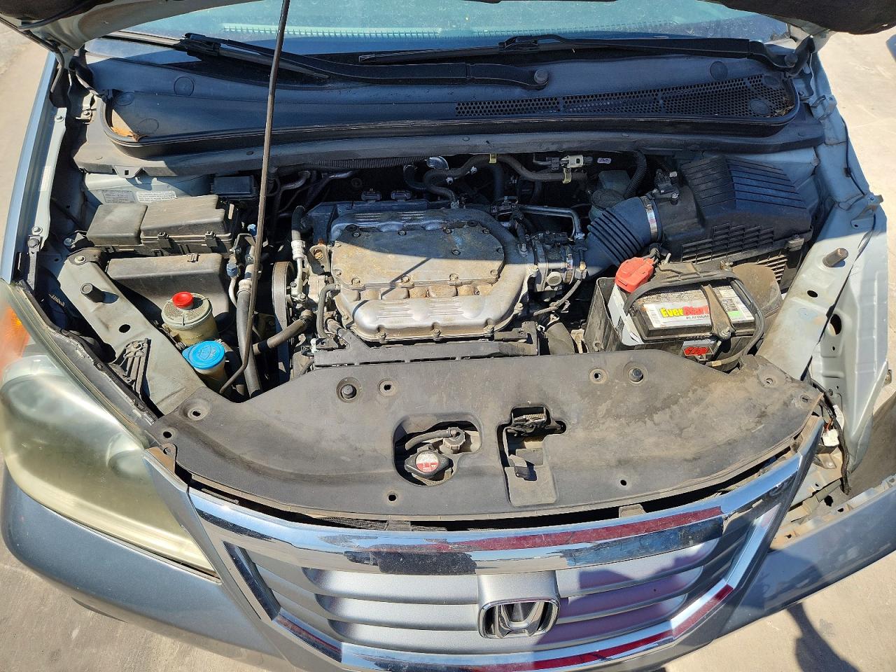 2009 Honda Odyssey Exl Silver vin: 5FNRL38659B047306