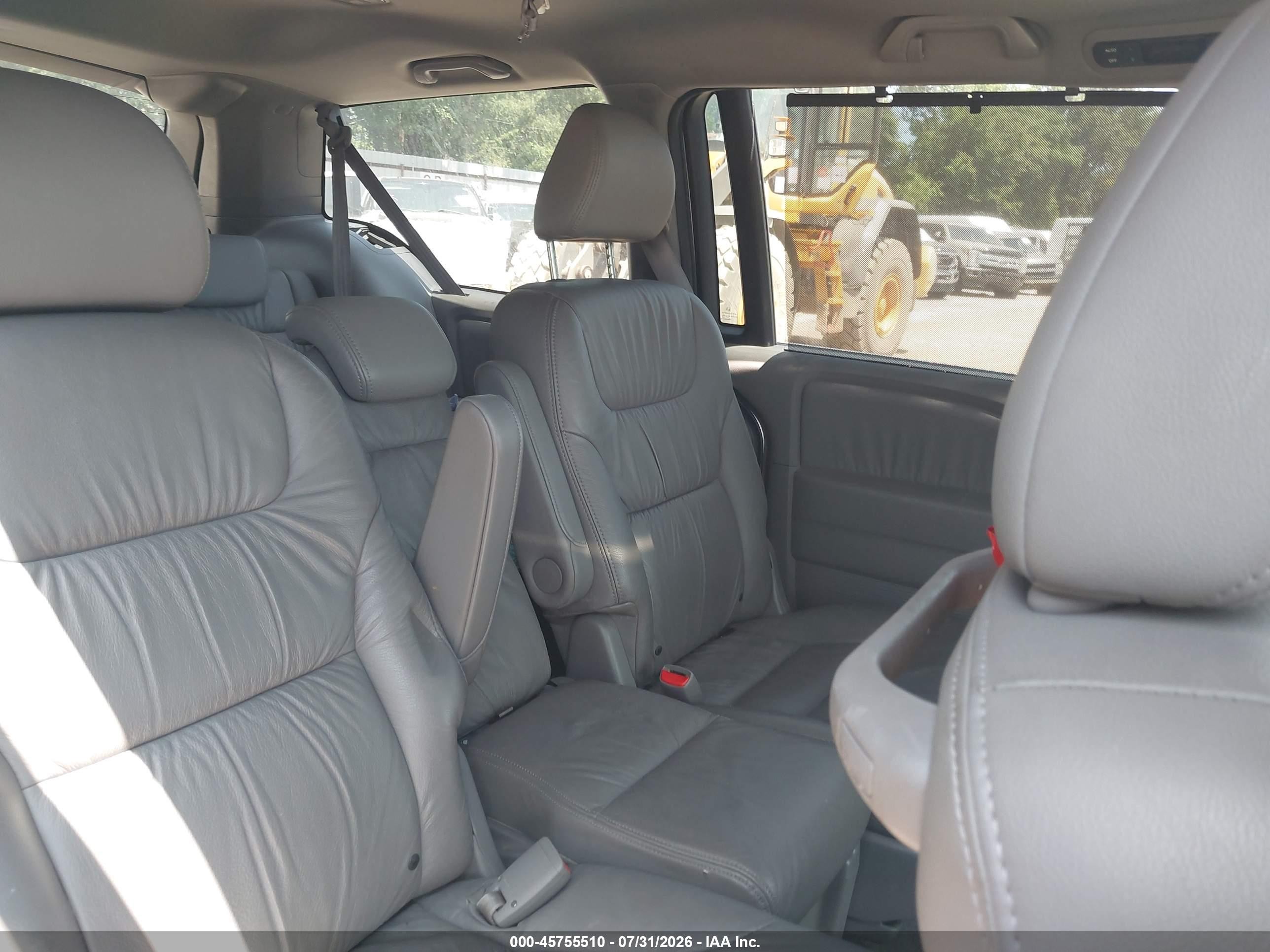 2009 Honda Odyssey Ex-l Light Blue vin: 5FNRL38659B047449