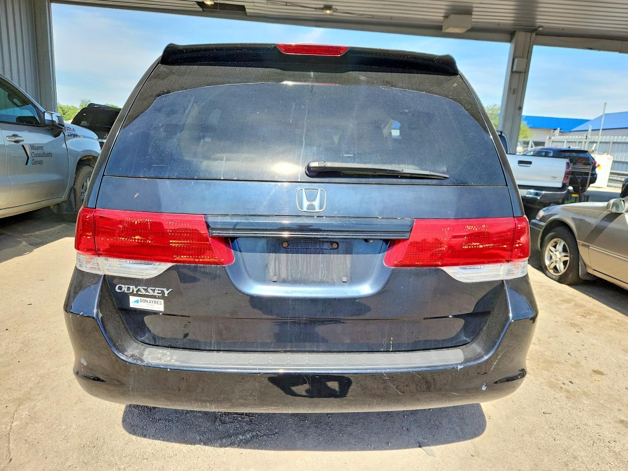 2009 Honda Odyssey Exl Black vin: 5FNRL38659B056135