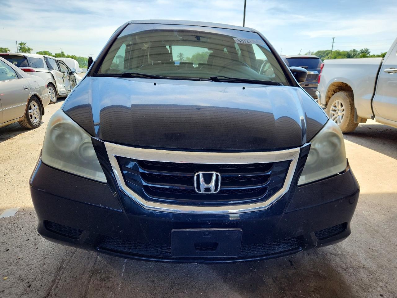 2009 Honda Odyssey Exl Black vin: 5FNRL38659B056135