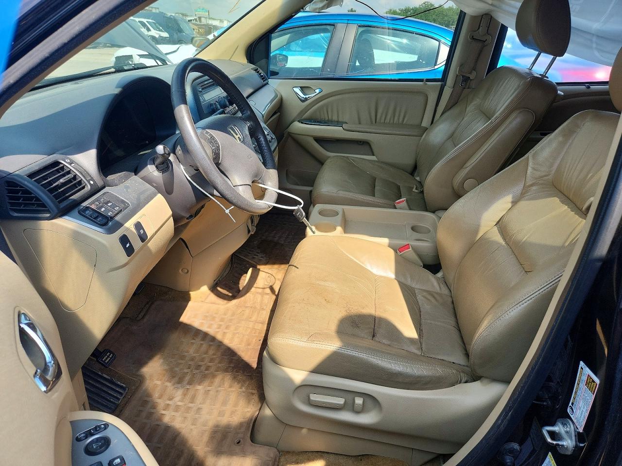 2009 Honda Odyssey Exl Black vin: 5FNRL38659B056135