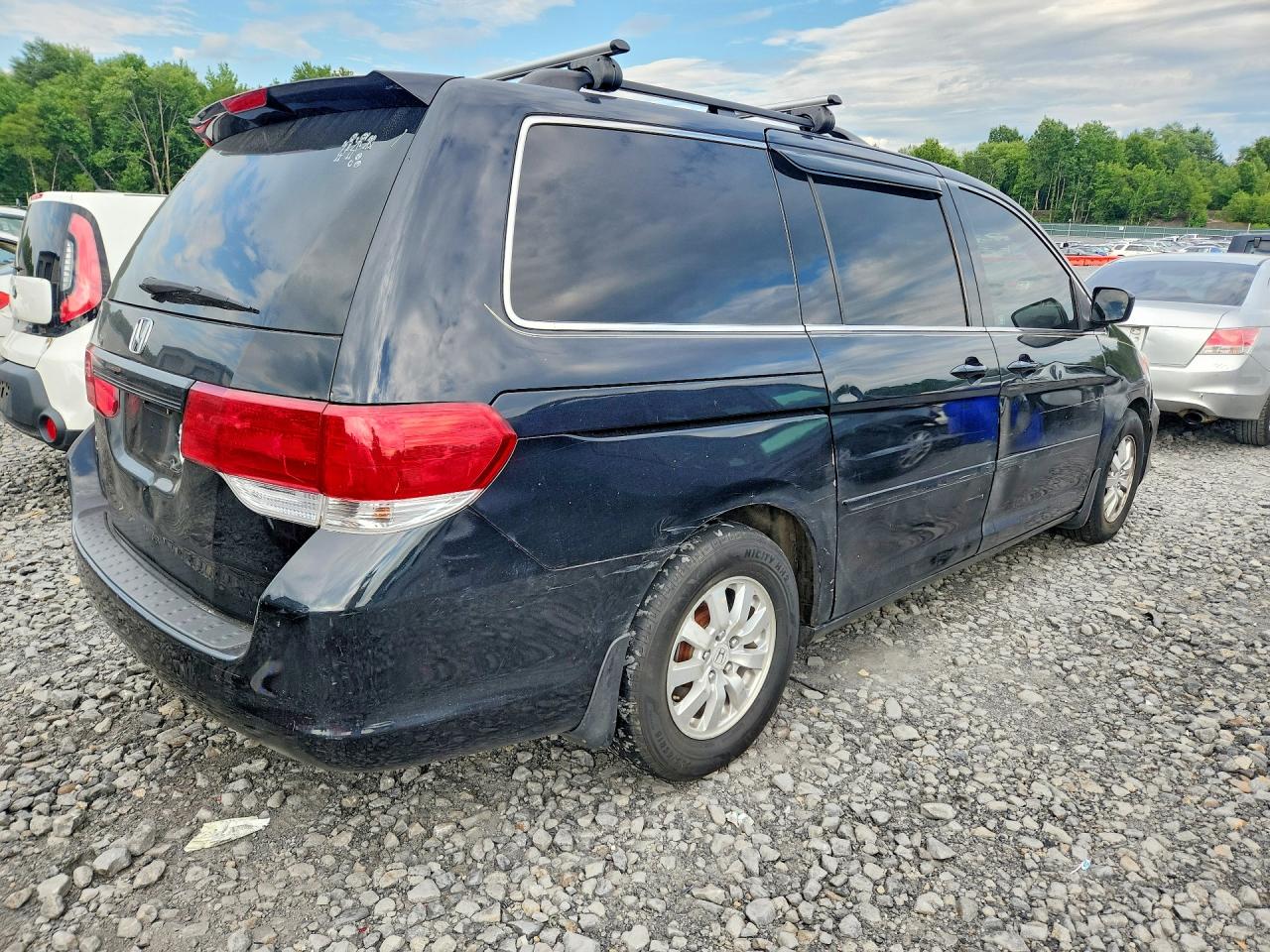 2009 Honda Odyssey Exl Black vin: 5FNRL38659B057639