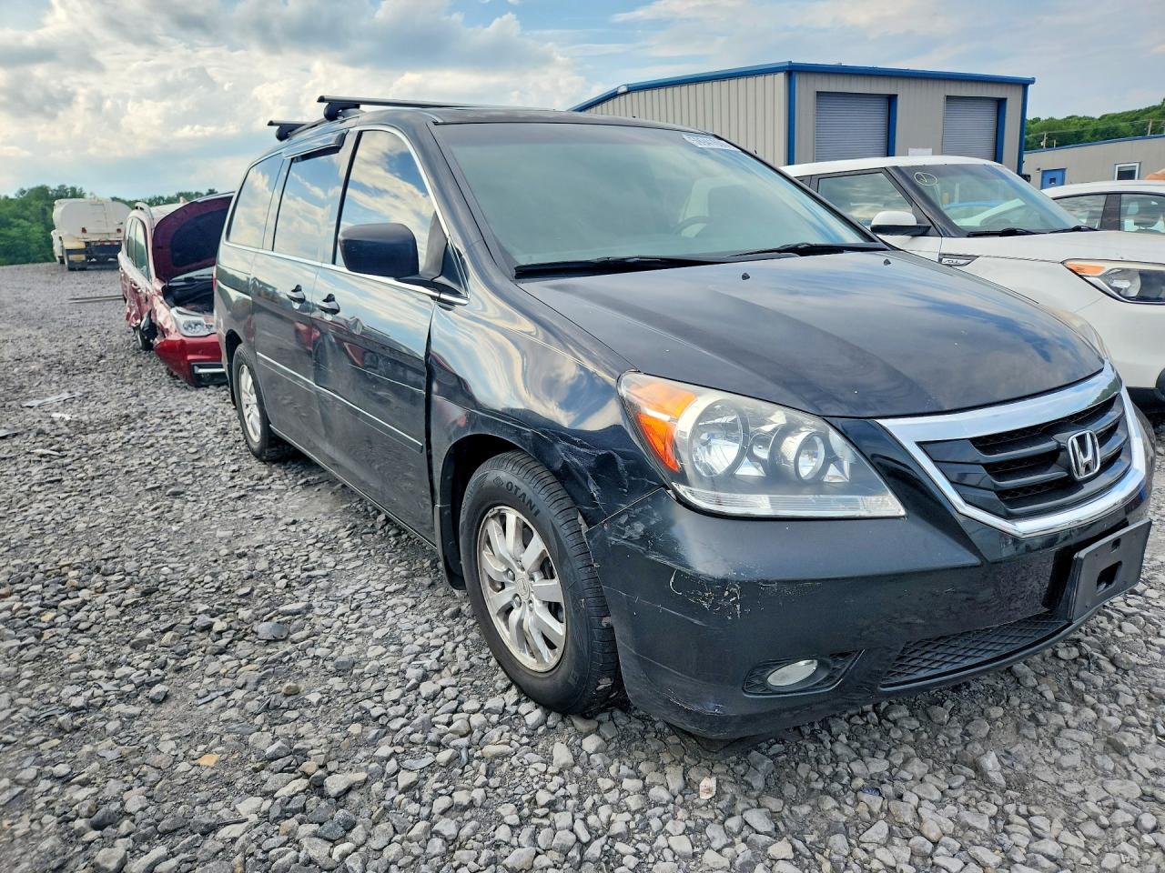2009 Honda Odyssey Exl Black vin: 5FNRL38659B057639