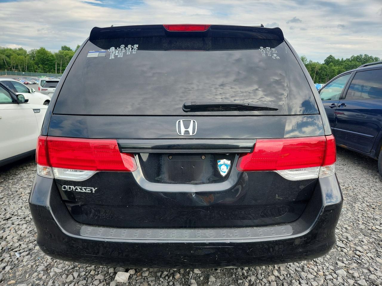 2009 Honda Odyssey Exl Black vin: 5FNRL38659B057639