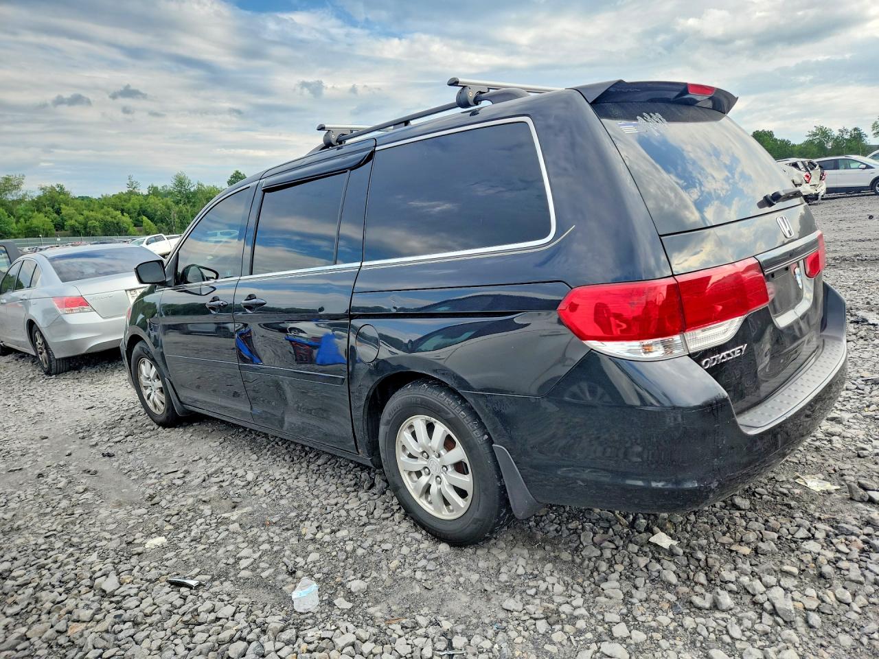 2009 Honda Odyssey Exl Black vin: 5FNRL38659B057639