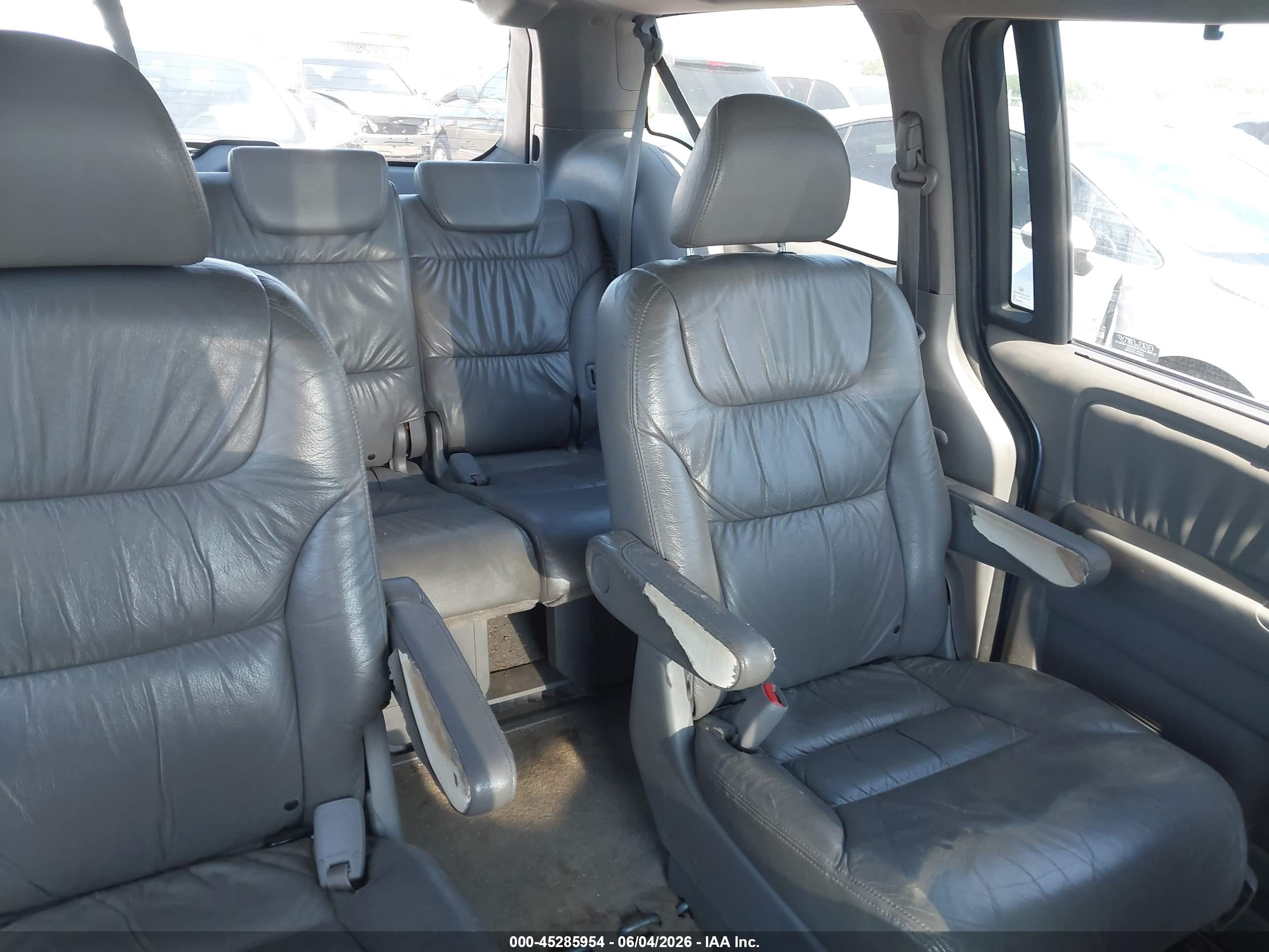 2009 Honda Odyssey Ex-l Light Blue vin: 5FNRL38659B057771