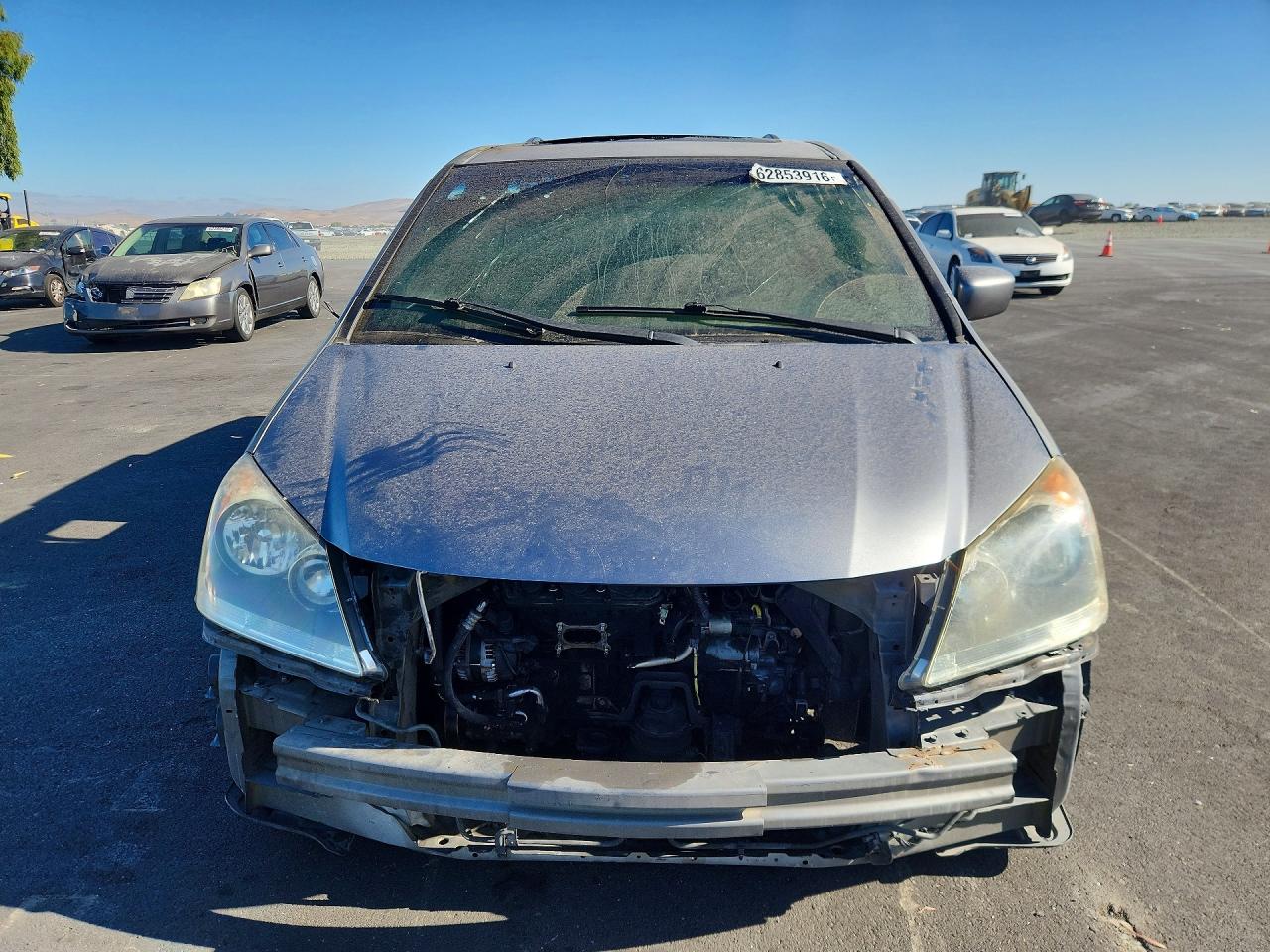 2009 Honda Odyssey Exl Silver vin: 5FNRL38659B409974