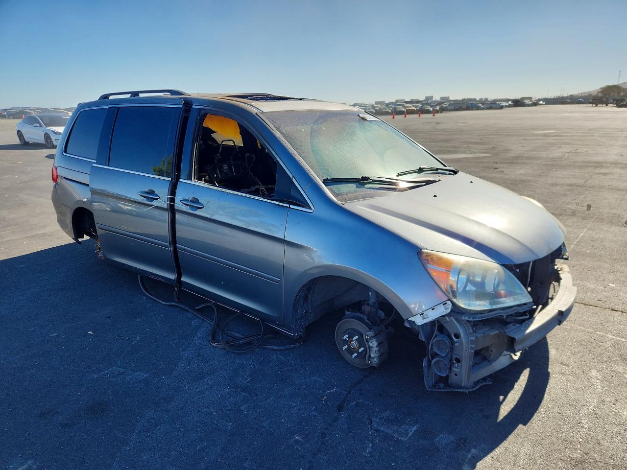 2009 Honda Odyssey Exl Silver vin: 5FNRL38659B409974