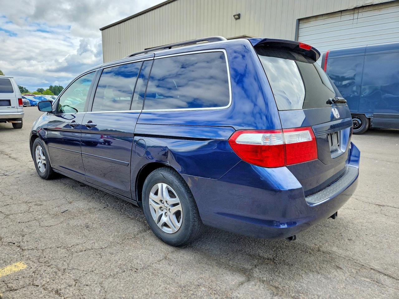 2005 Honda Odyssey Exl Синий vin: 5FNRL38665B108754