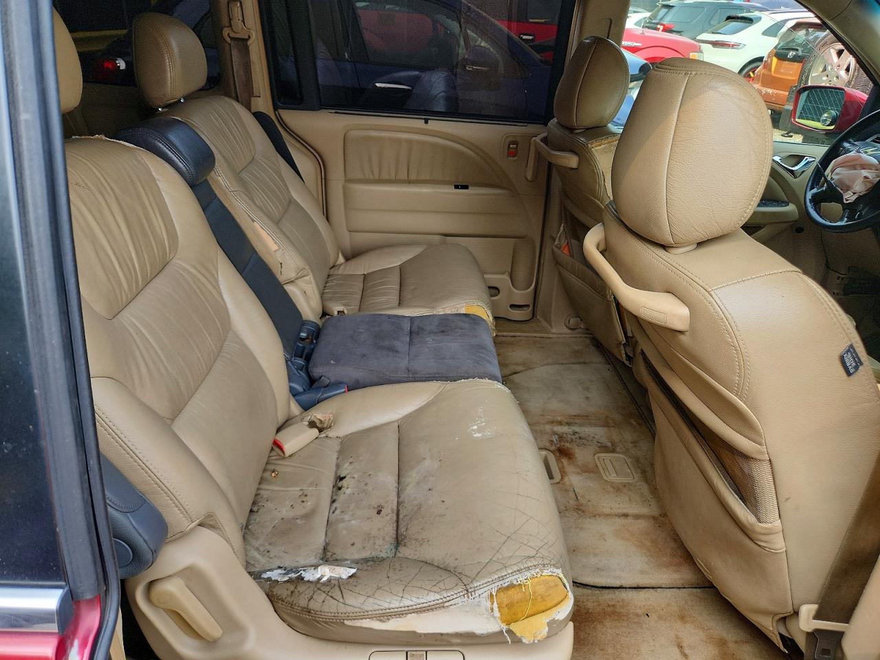 2006 Honda Odyssey Exl Red vin: 5FNRL38666B125085