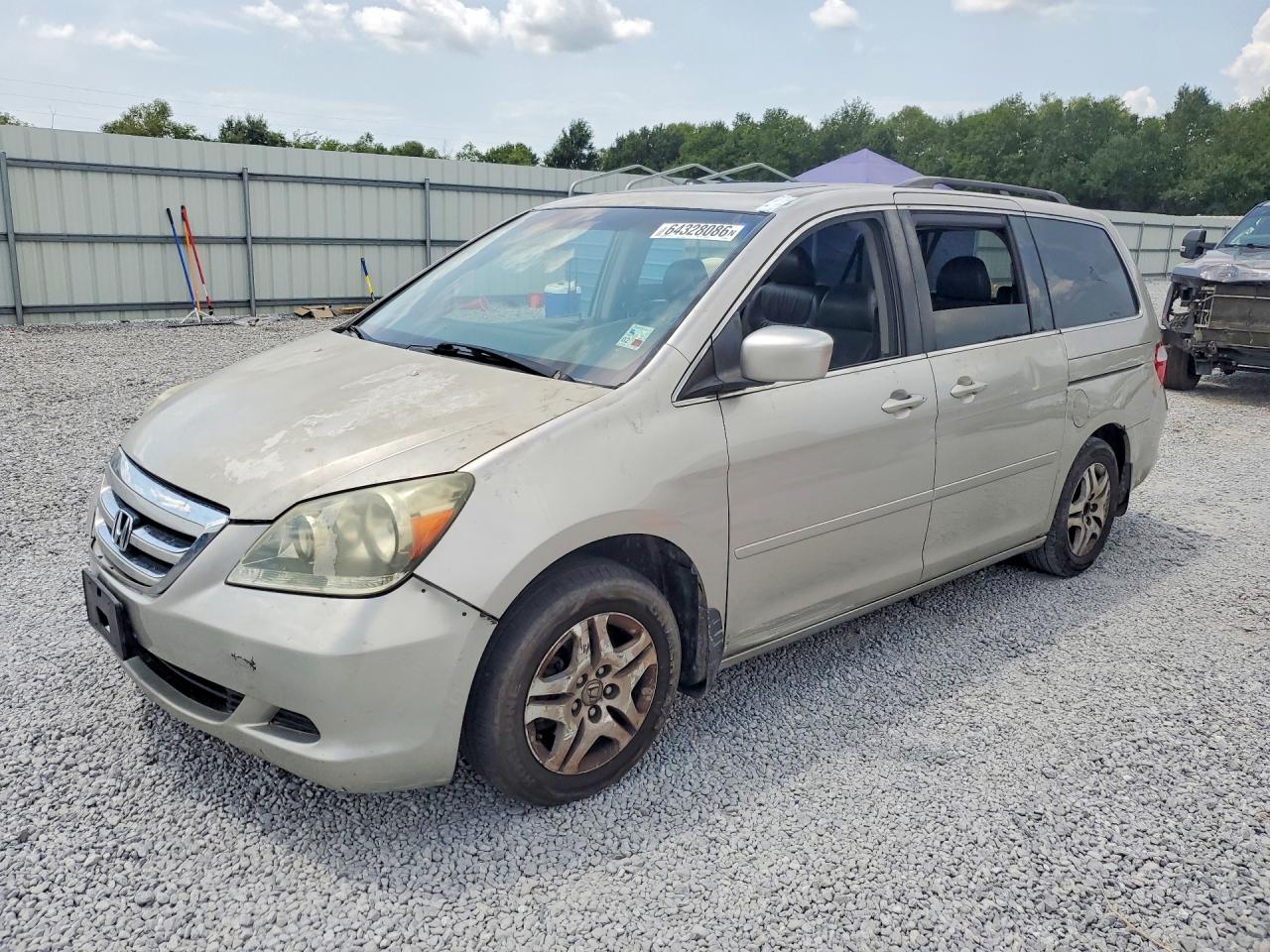 2006 Honda Odyssey Exl Tan vin: 5FNRL38666B406450