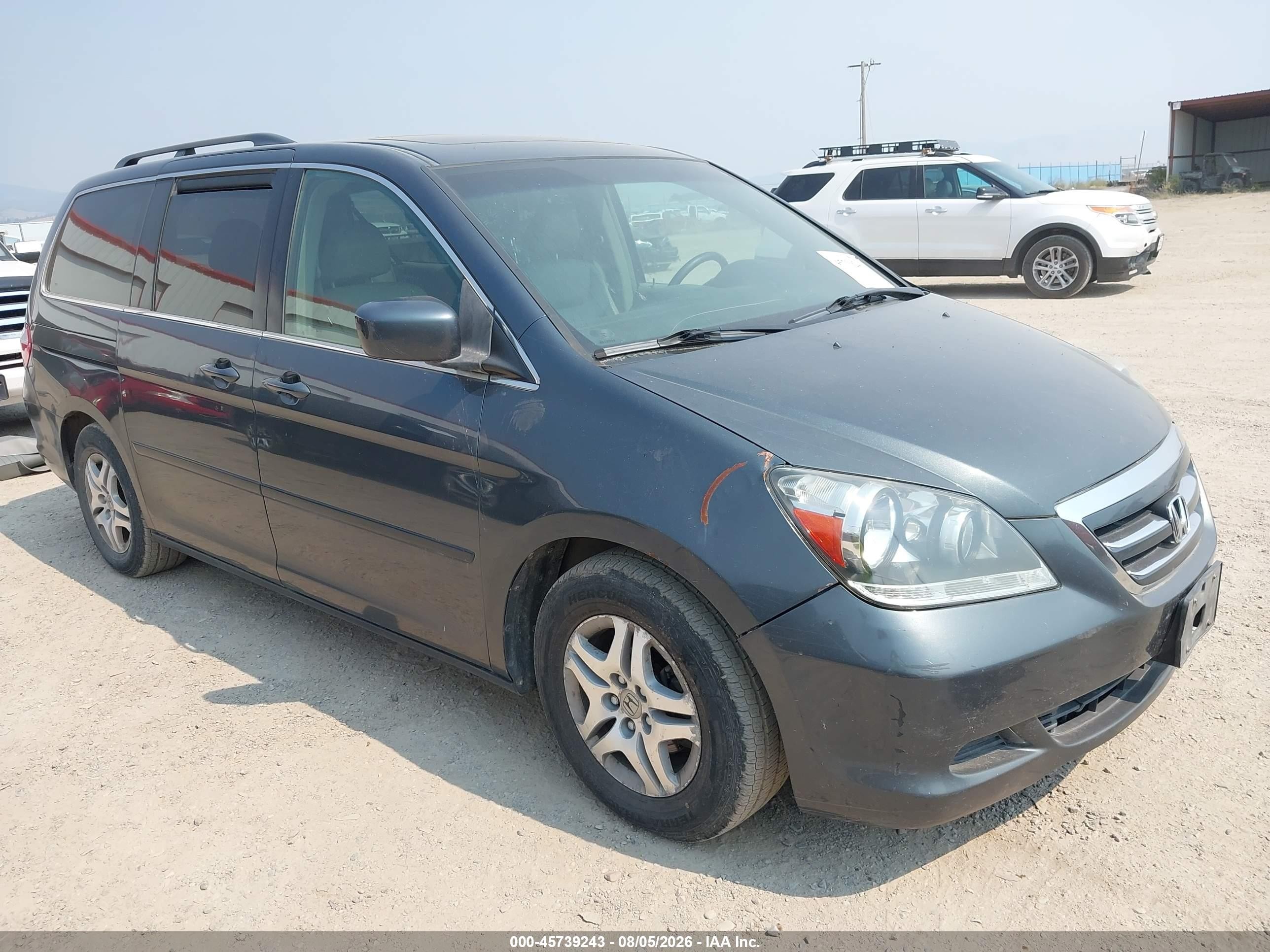 2006 Honda Odyssey Ex-l Blue vin: 5FNRL38666B461075