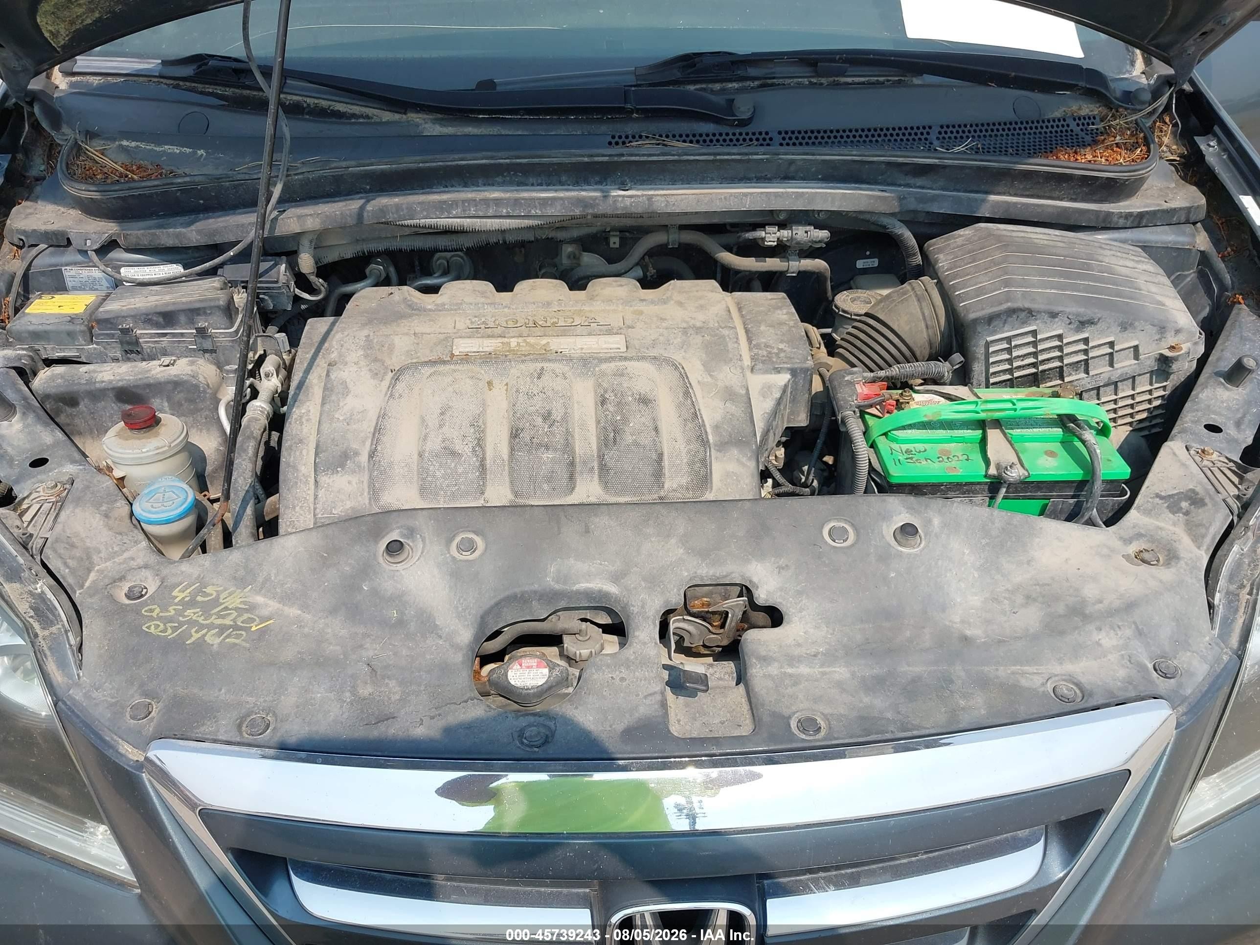 2006 Honda Odyssey Ex-l Blue vin: 5FNRL38666B461075