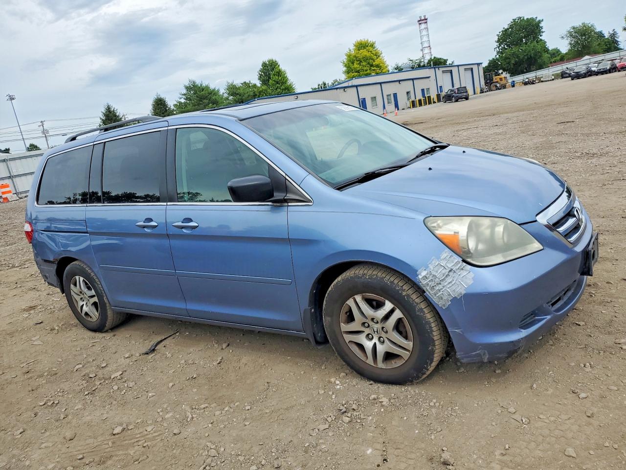 2007 Honda Odyssey Exl Синий vin: 5FNRL38667B017146