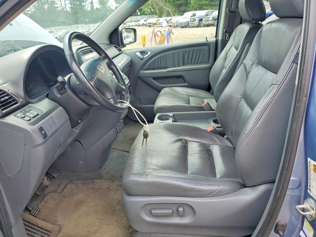 2007 Honda Odyssey Exl Синий vin: 5FNRL38667B017146