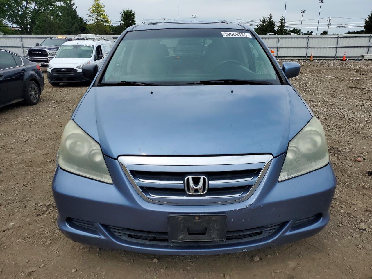 2007 Honda Odyssey Exl Синий vin: 5FNRL38667B017146