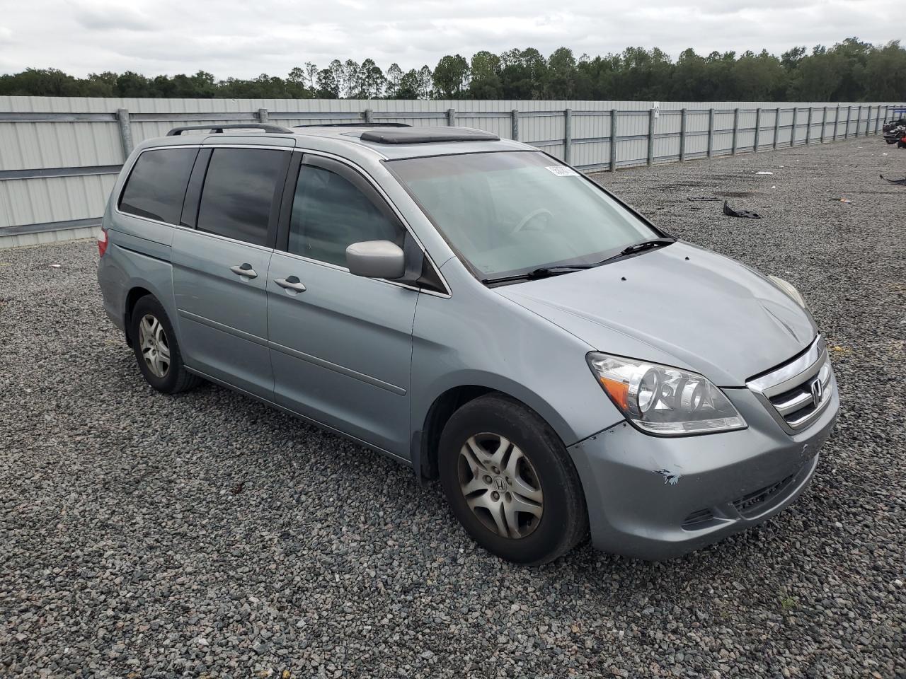 2007 Honda Odyssey Exl Gray vin: 5FNRL38667B047134