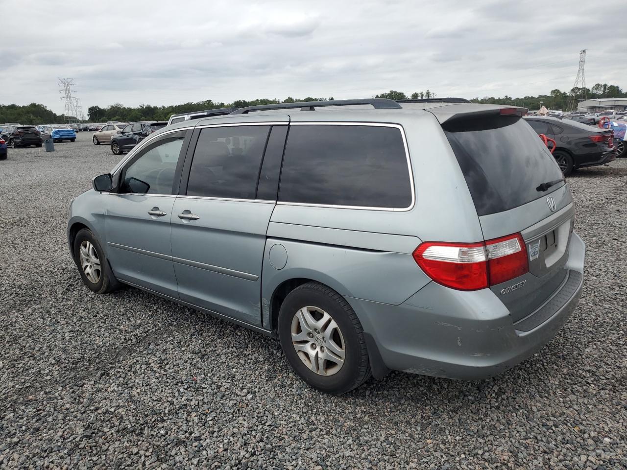 2007 Honda Odyssey Exl Gray vin: 5FNRL38667B047134