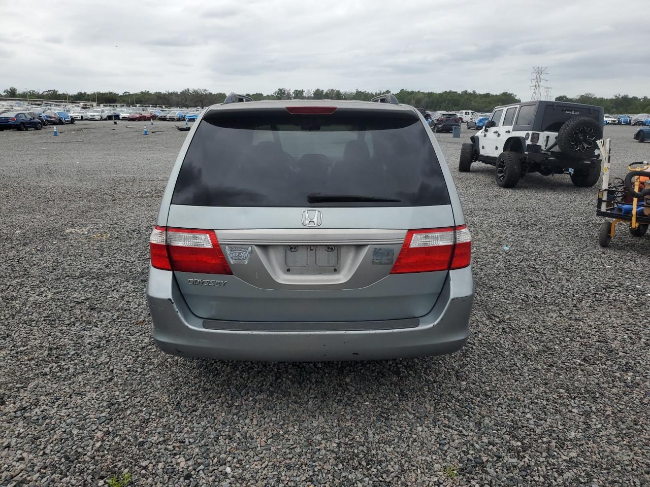 2007 Honda Odyssey Exl Gray vin: 5FNRL38667B047134