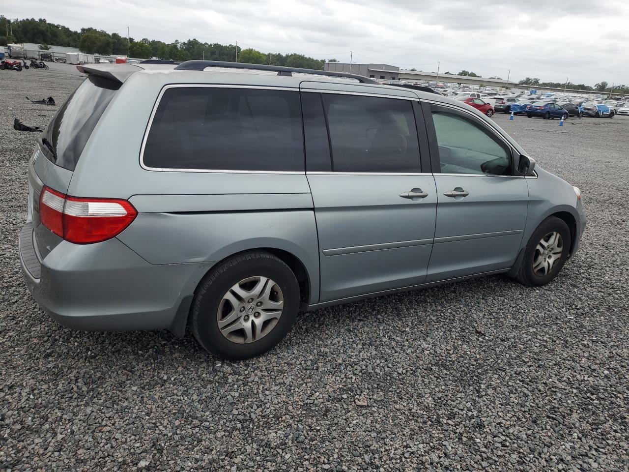2007 Honda Odyssey Exl Gray vin: 5FNRL38667B047134