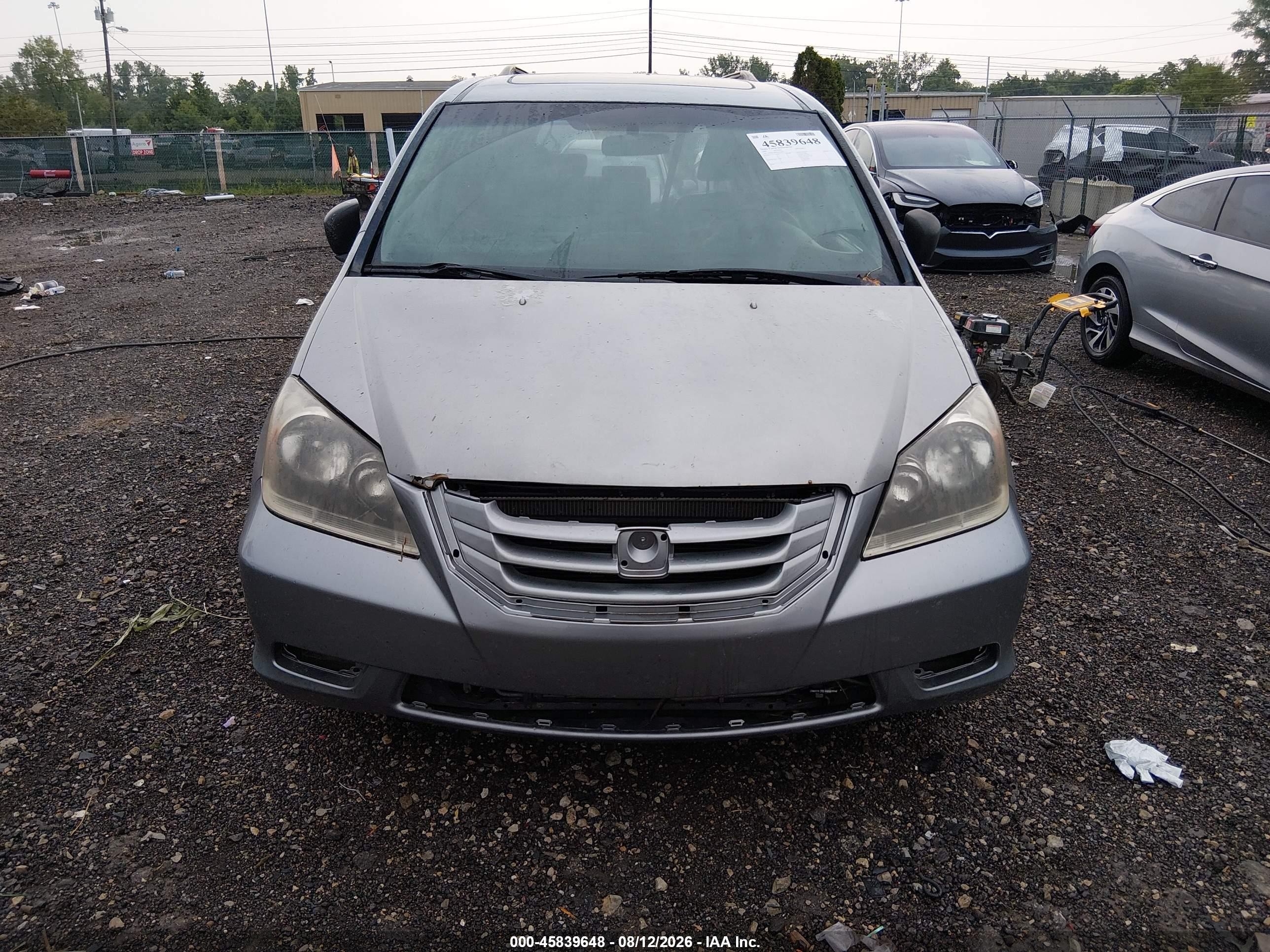 2007 Honda Odyssey Ex-l Серебряный vin: 5FNRL38667B134225