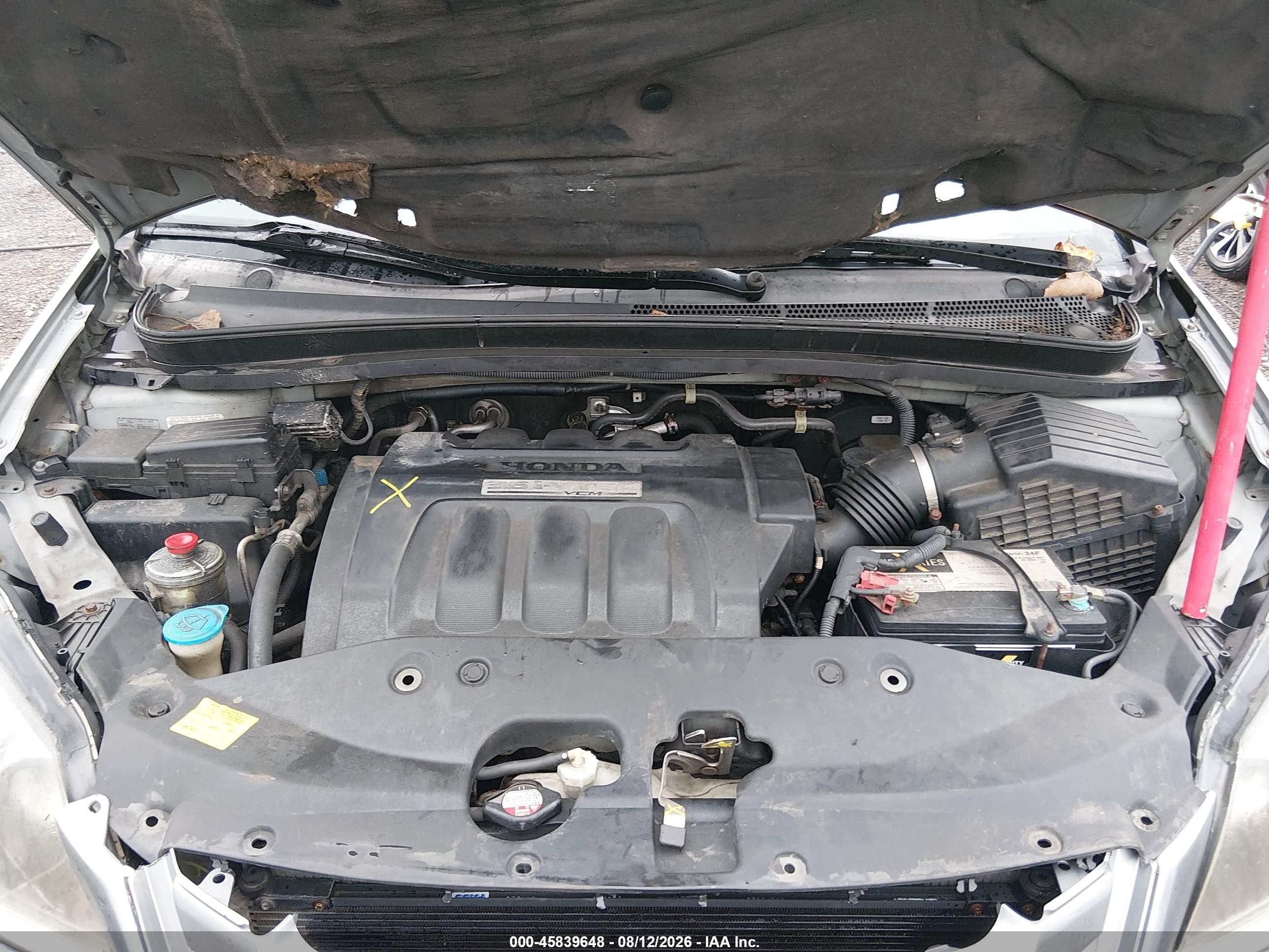 2007 Honda Odyssey Ex-l Серебряный vin: 5FNRL38667B134225