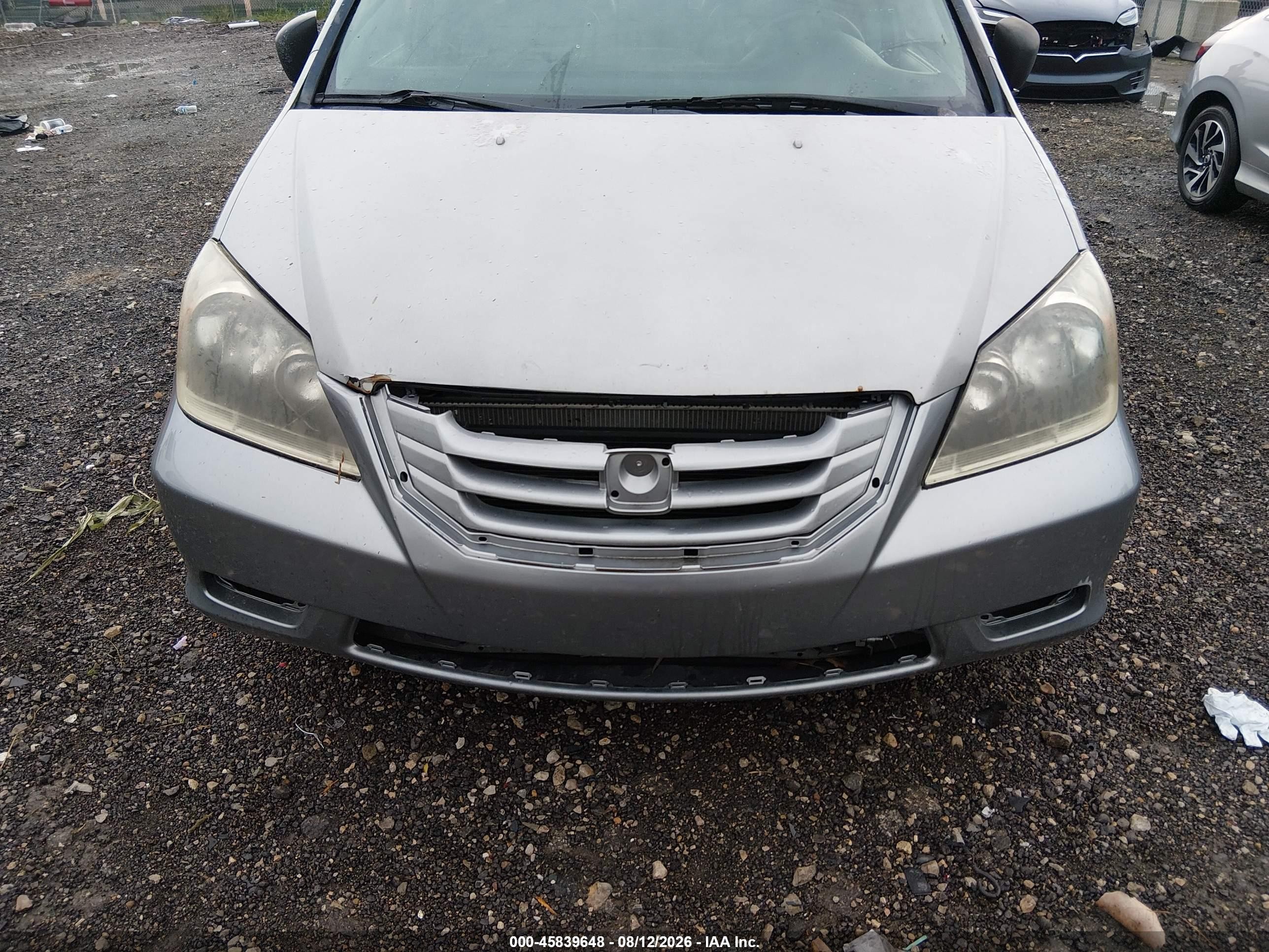 2007 Honda Odyssey Ex-l Серебряный vin: 5FNRL38667B134225