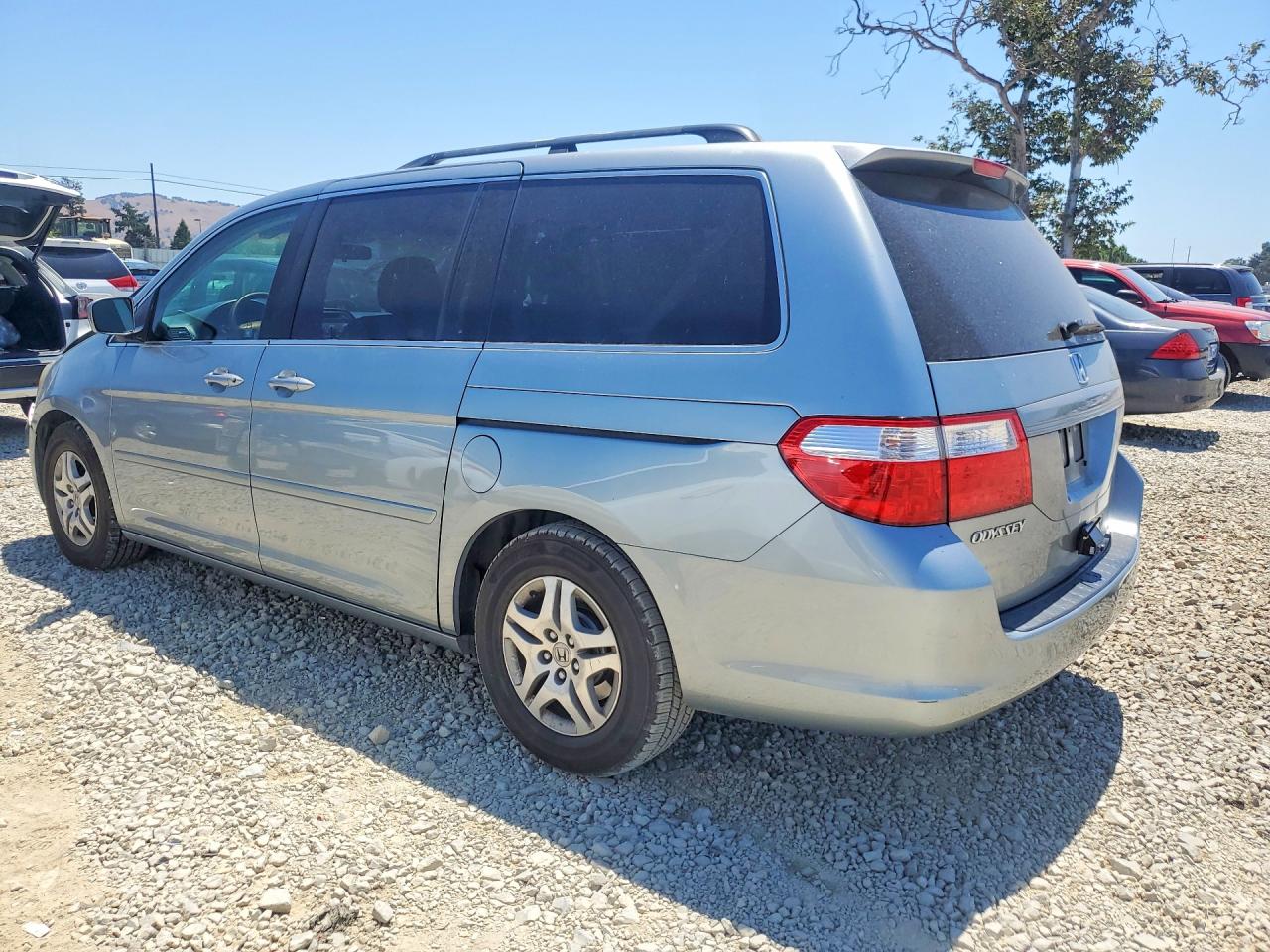 2007 Honda Odyssey Exl Gray vin: 5FNRL38667B142583