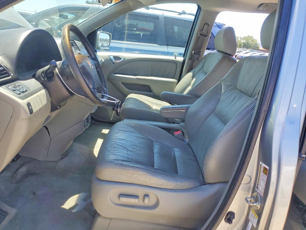 2007 Honda Odyssey Exl Gray vin: 5FNRL38667B142583