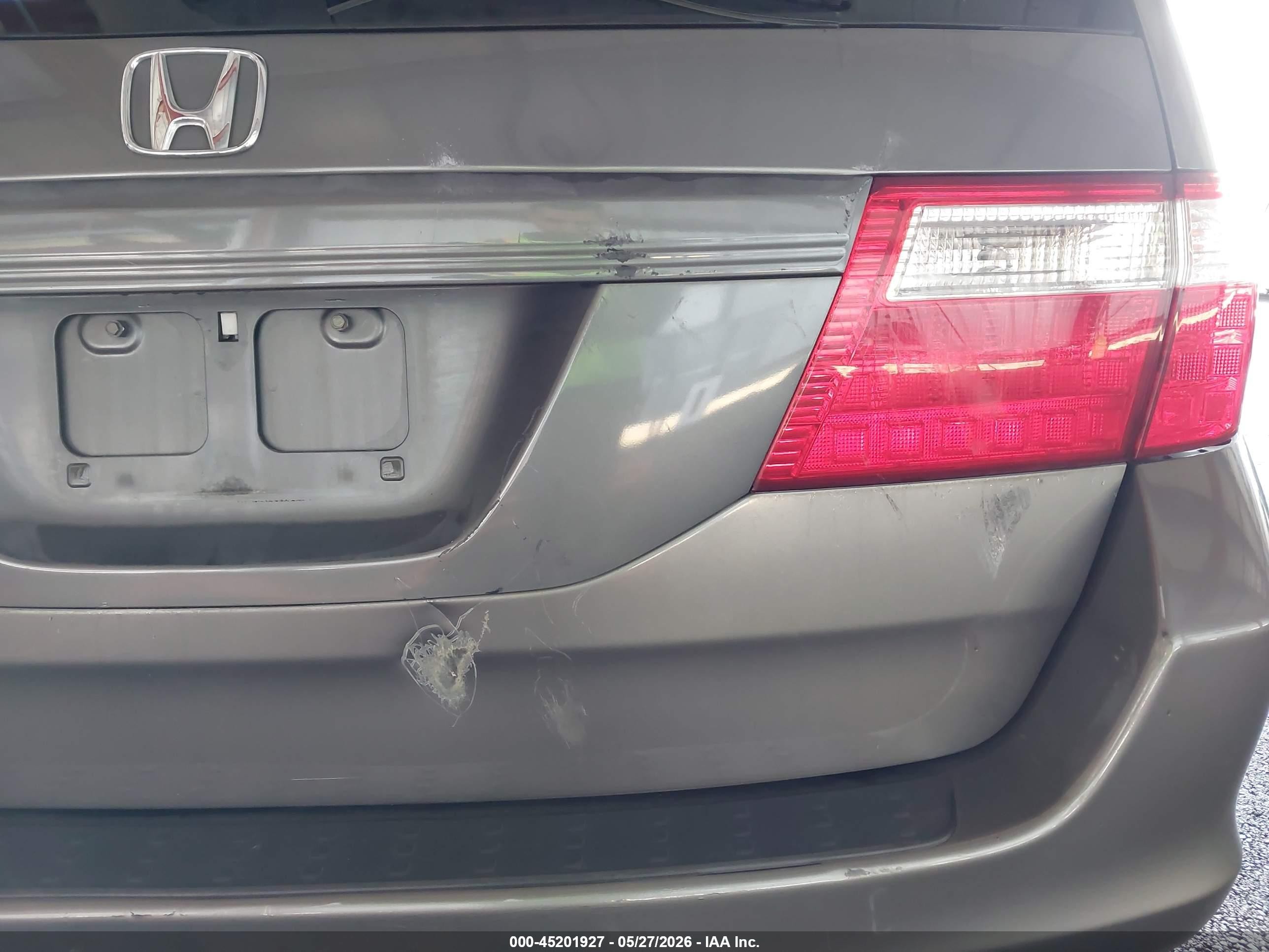 2007 Honda Odyssey Ex-l Gray vin: 5FNRL38667B407468