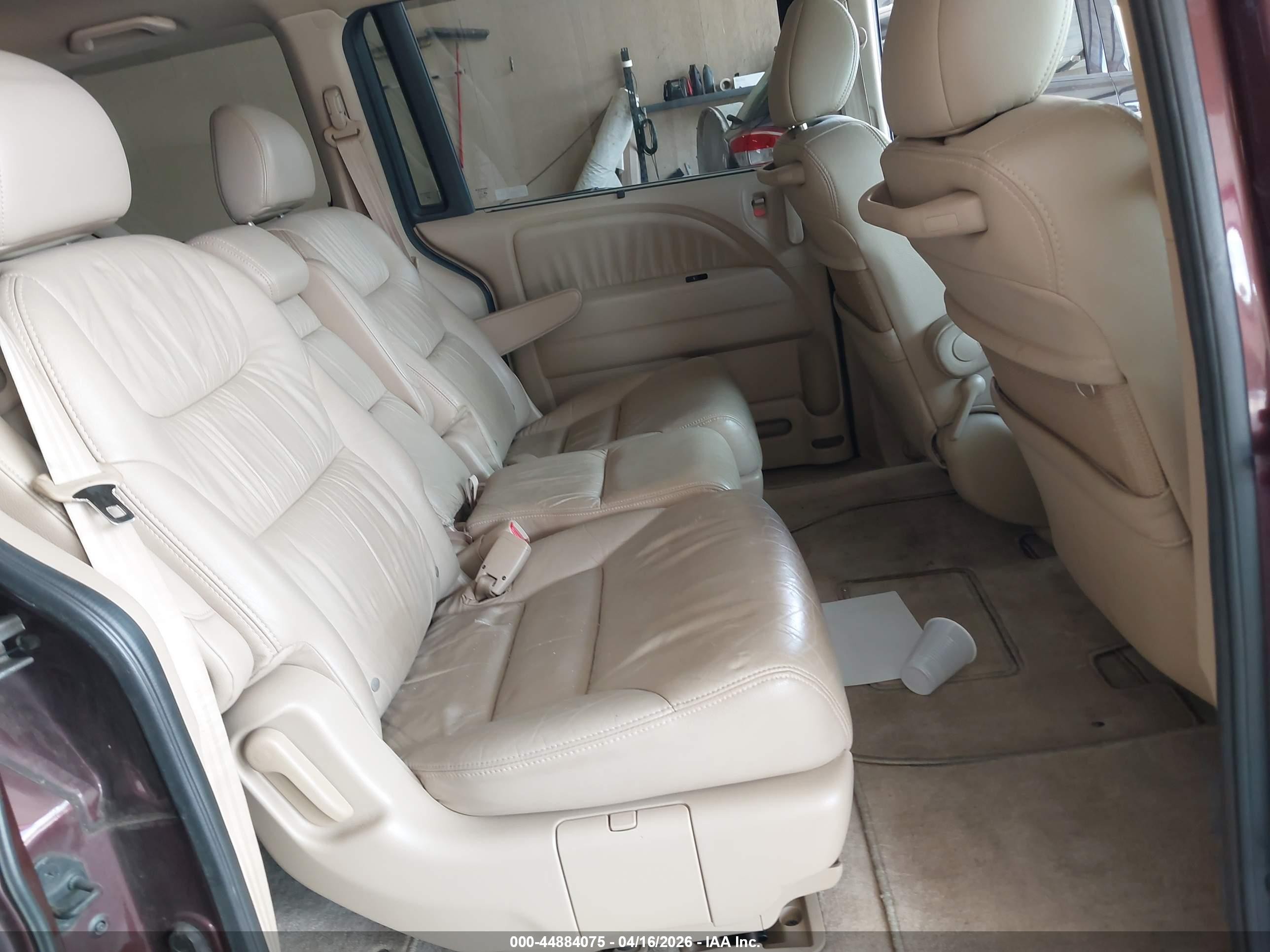 2007 Honda Odyssey Ex-l Maroon vin: 5FNRL38667B418387