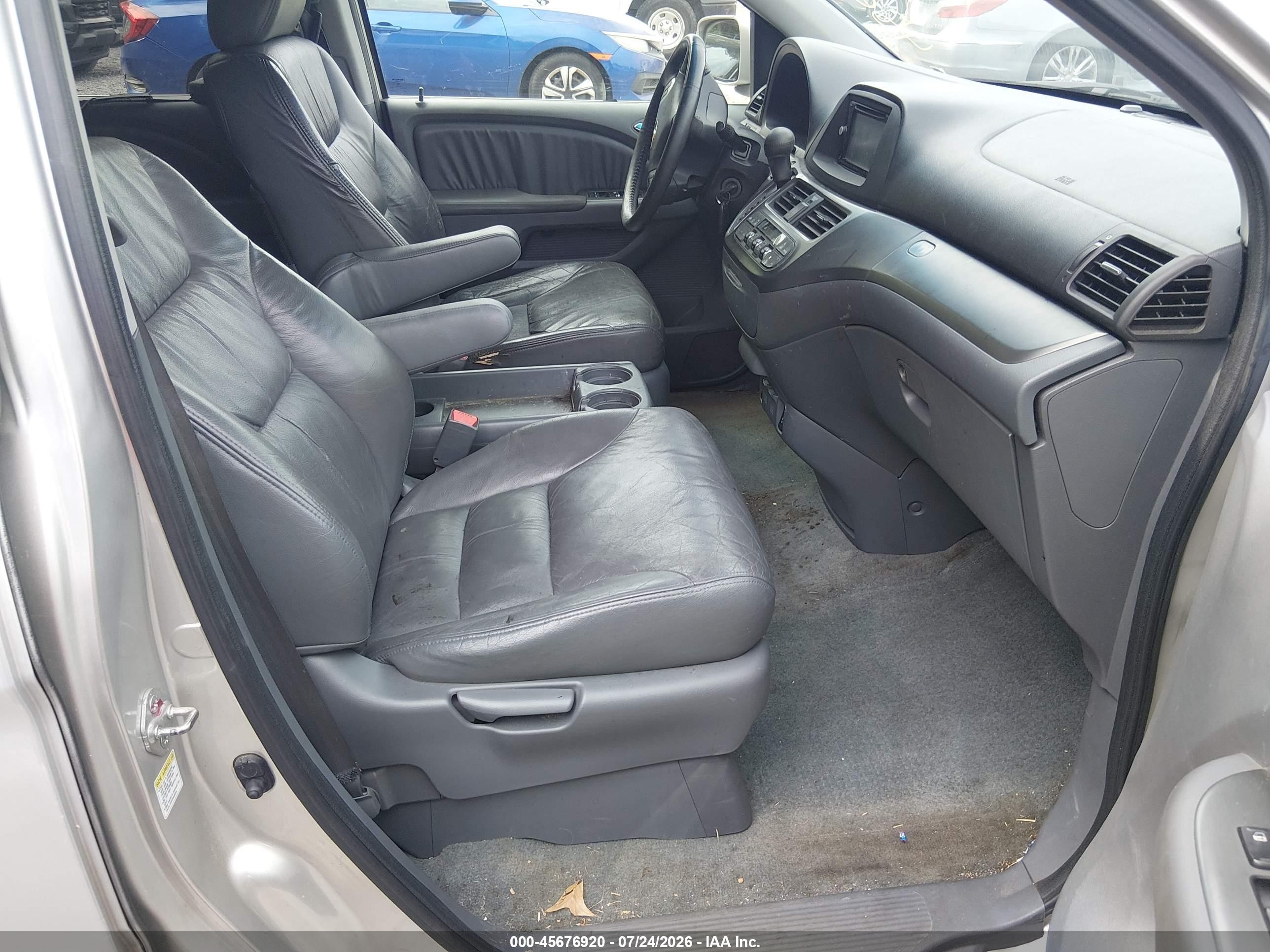 2007 Honda Odyssey Ex-l Silver vin: 5FNRL38667B439370