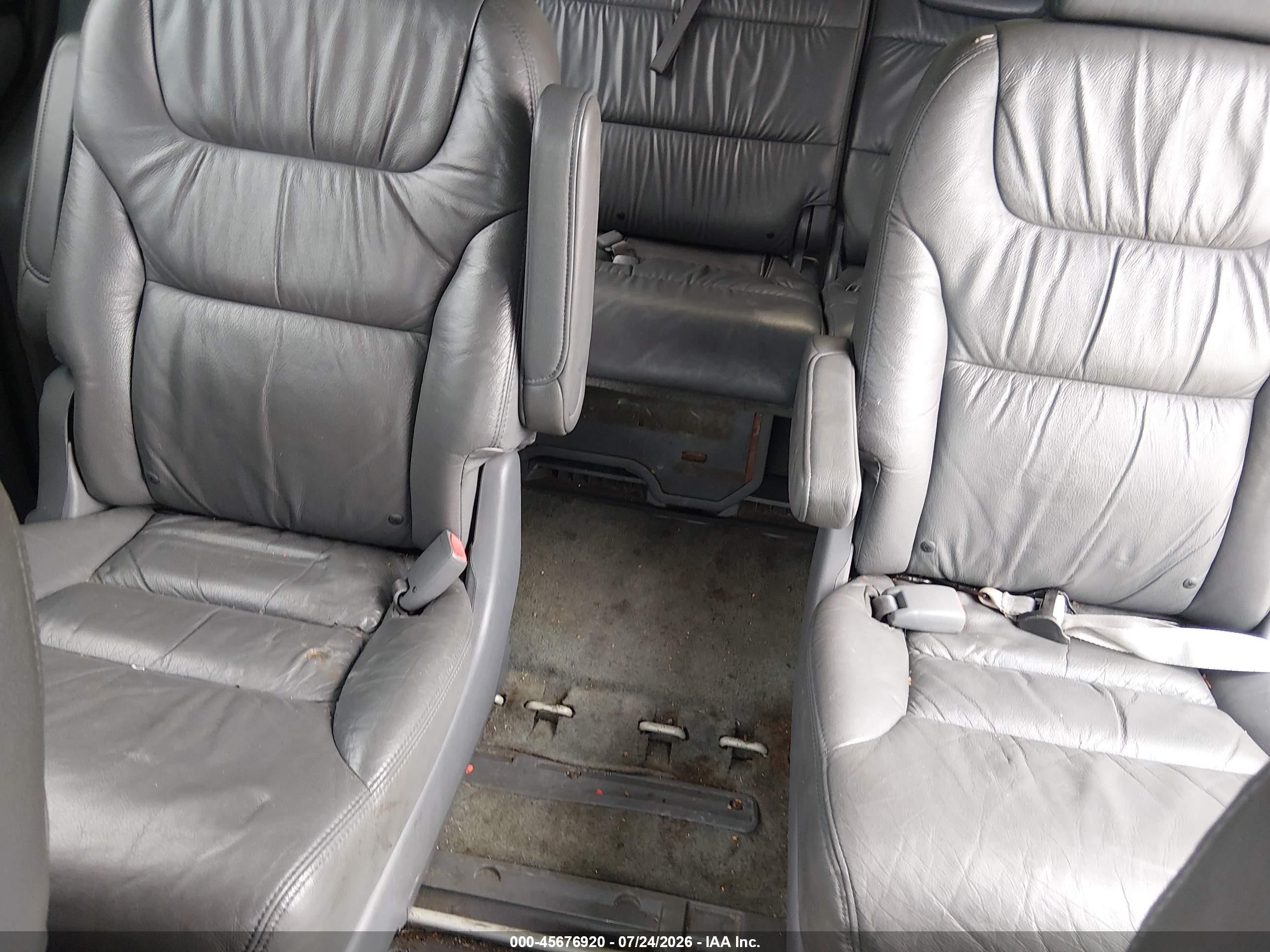 2007 Honda Odyssey Ex-l Silver vin: 5FNRL38667B439370
