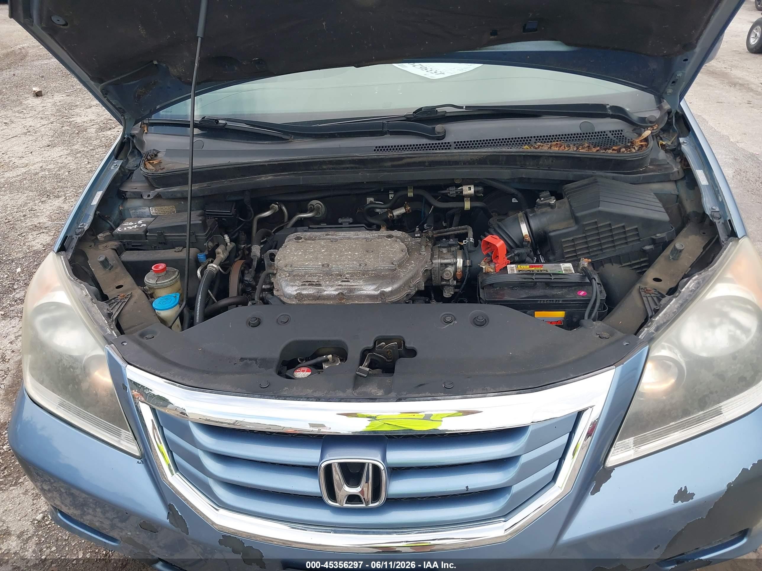 2008 Honda Odyssey Ex-l Синий vin: 5FNRL38668B076117