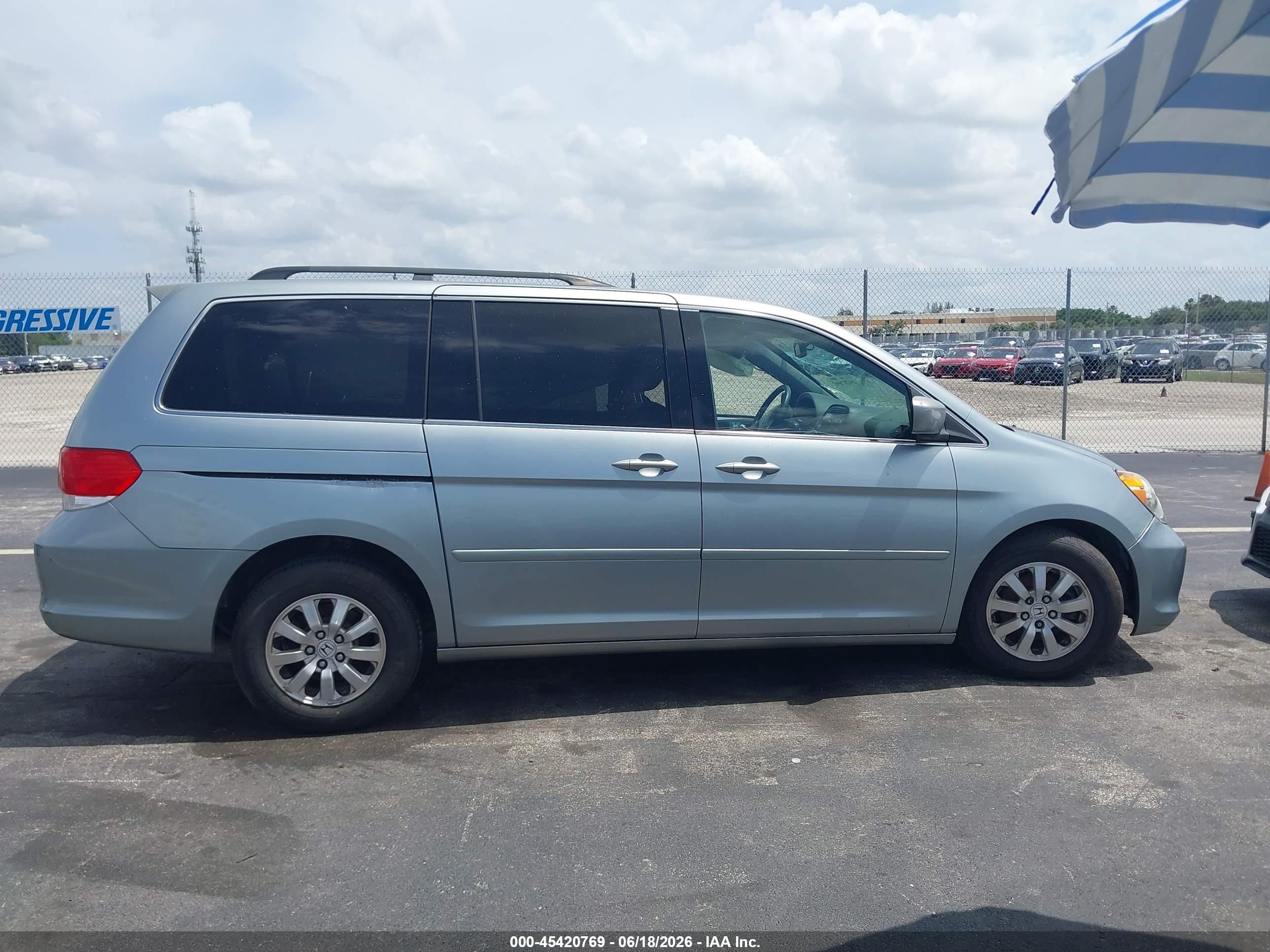 2008 Honda Odyssey Ex-l Gray vin: 5FNRL38668B104532