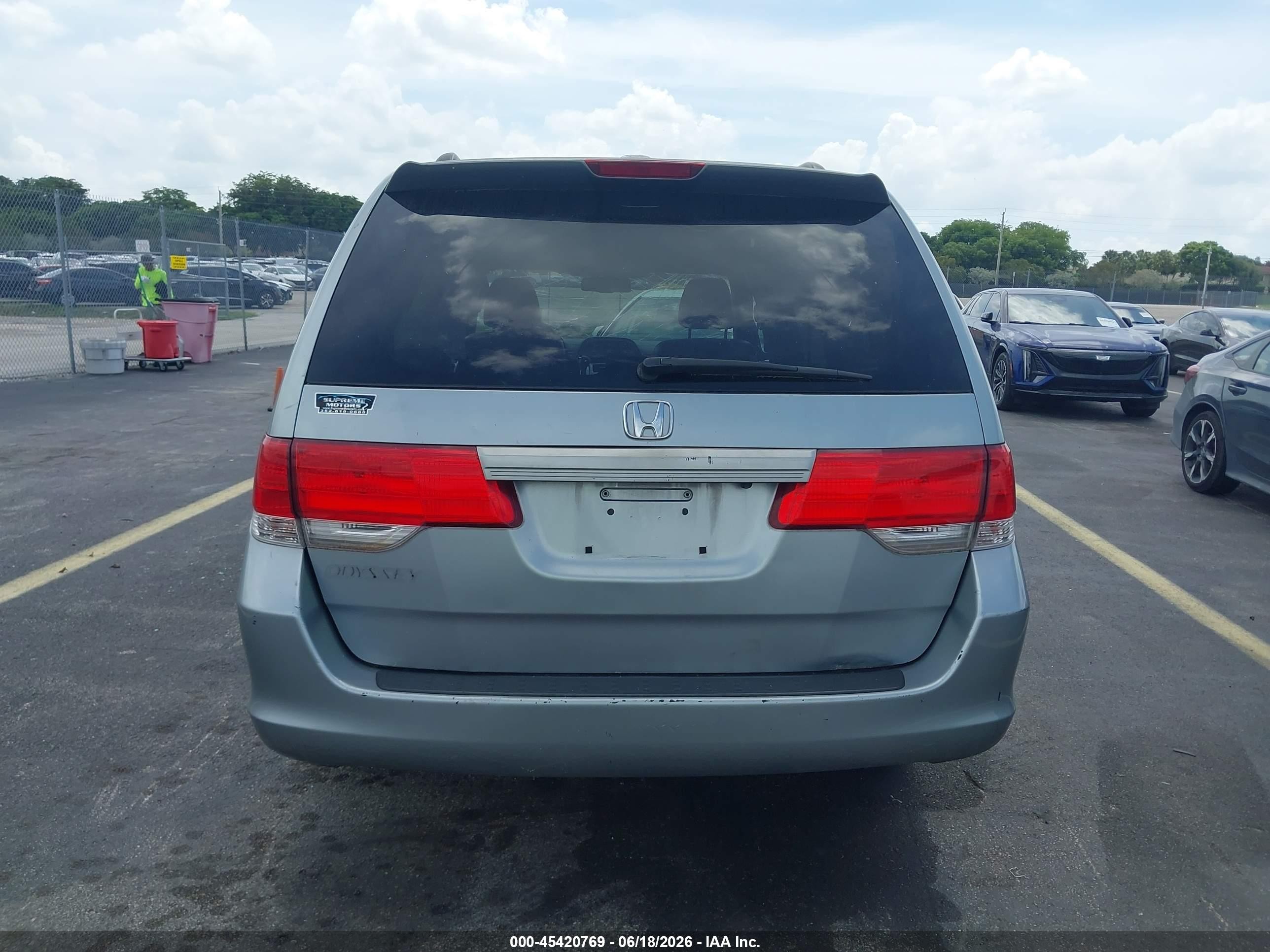 2008 Honda Odyssey Ex-l Gray vin: 5FNRL38668B104532