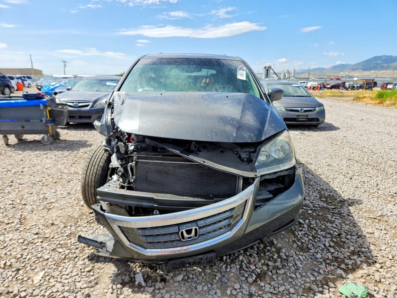 2008 Honda Odyssey Exl Gray vin: 5FNRL38668B403504