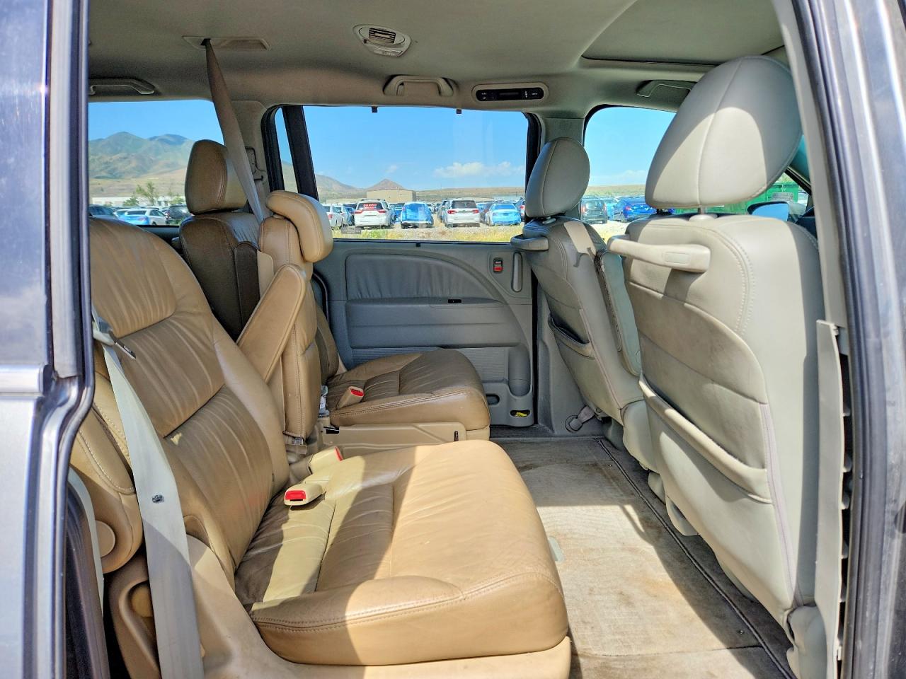 2008 Honda Odyssey Exl Gray vin: 5FNRL38668B403504