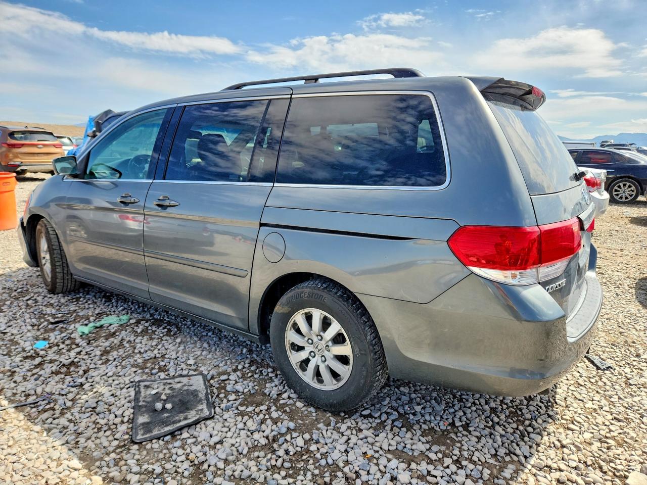 2008 Honda Odyssey Exl Gray vin: 5FNRL38668B403504