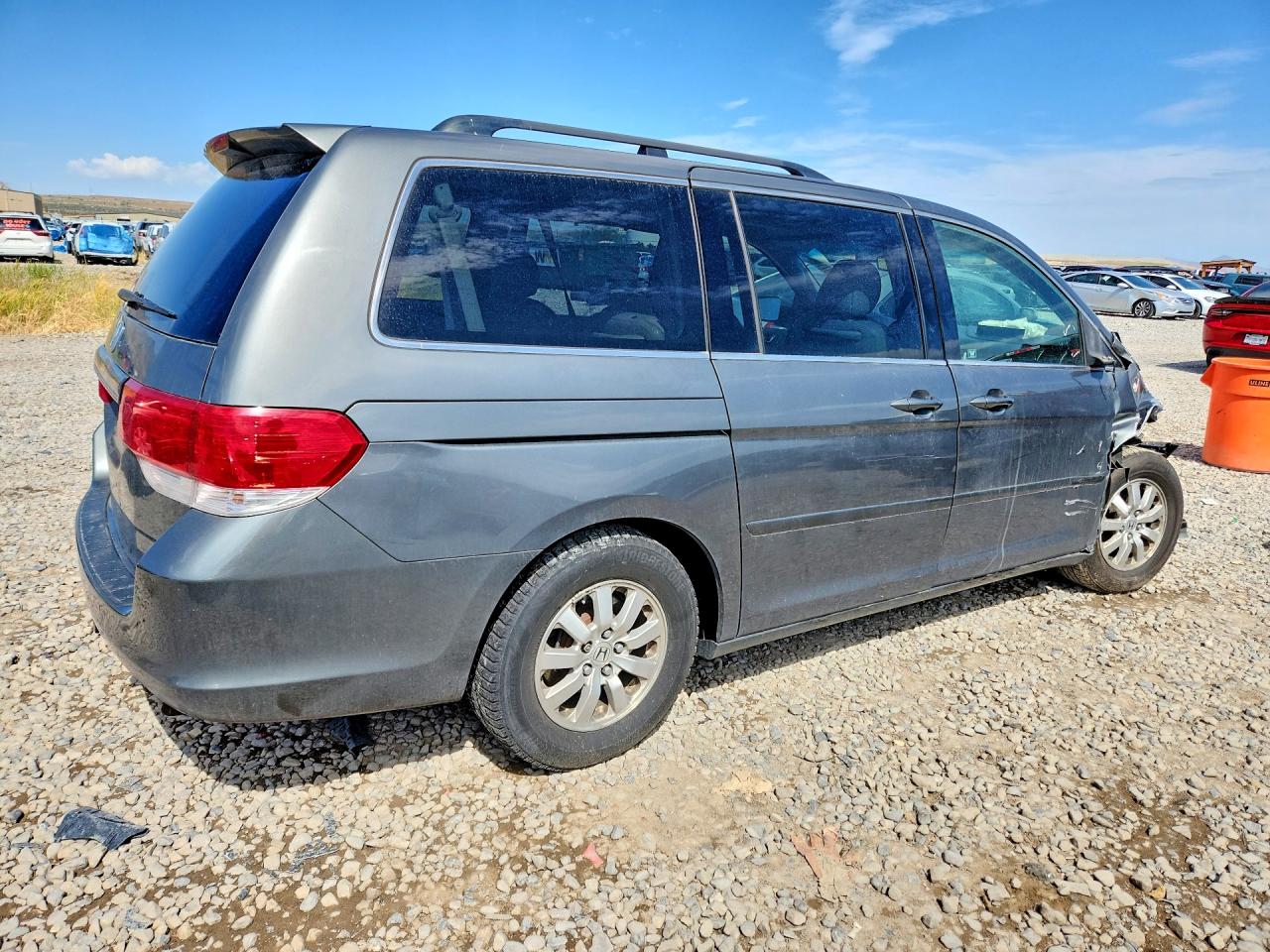2008 Honda Odyssey Exl Gray vin: 5FNRL38668B403504