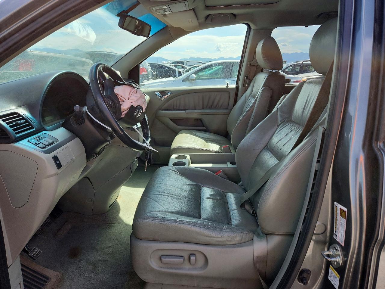 2008 Honda Odyssey Exl Gray vin: 5FNRL38668B403504