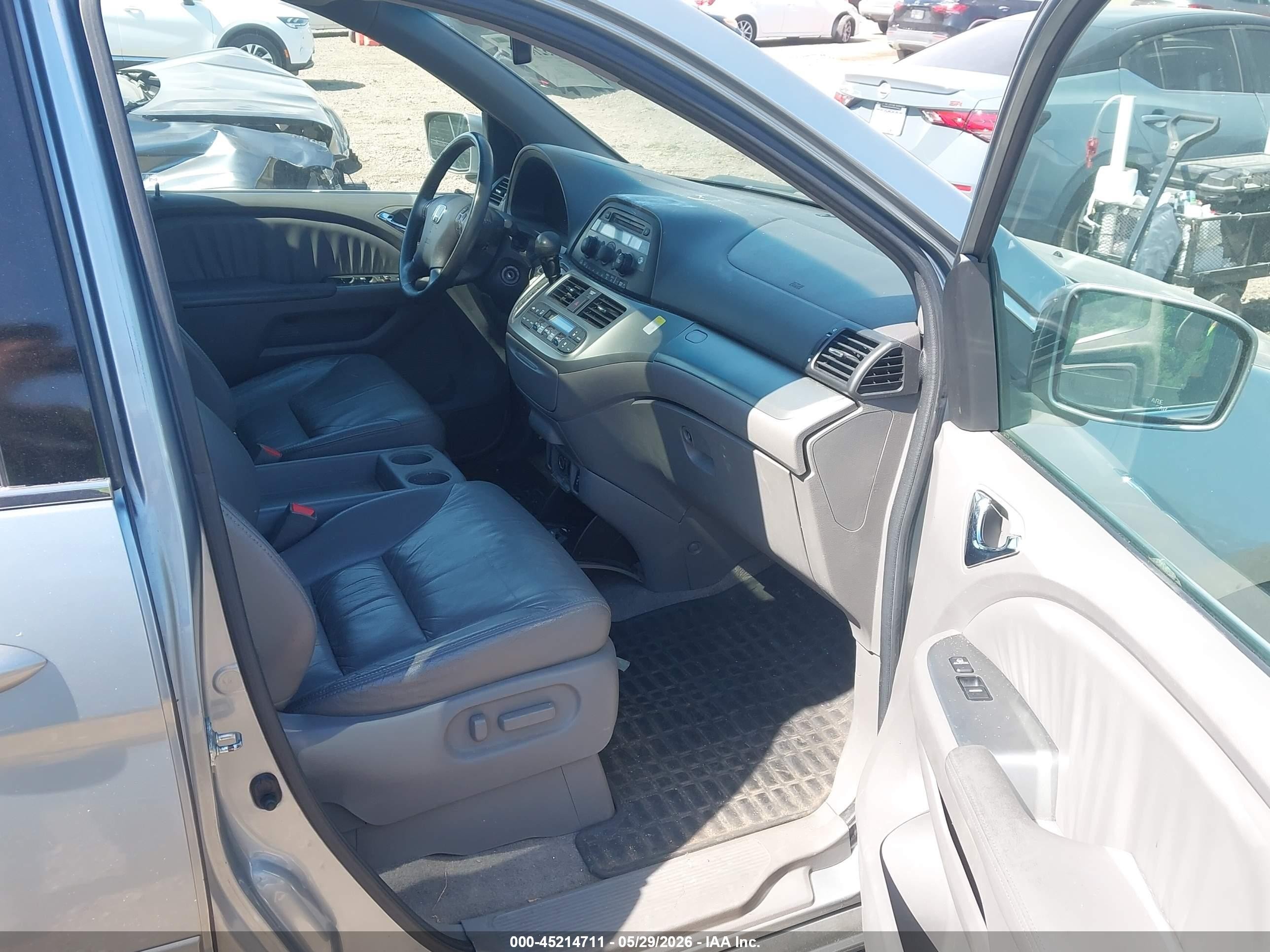 2009 Honda Odyssey Ex-l Gray vin: 5FNRL38669B034600