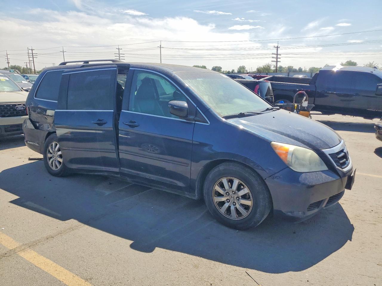2009 Honda Odyssey Exl Gray vin: 5FNRL38669B406632