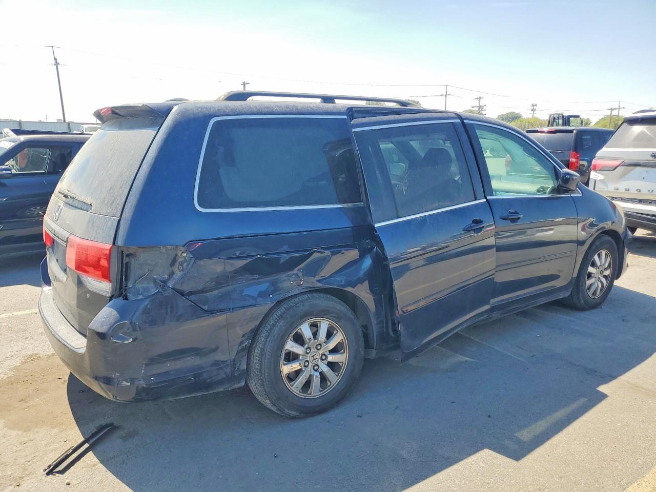 2009 Honda Odyssey Exl Gray vin: 5FNRL38669B406632